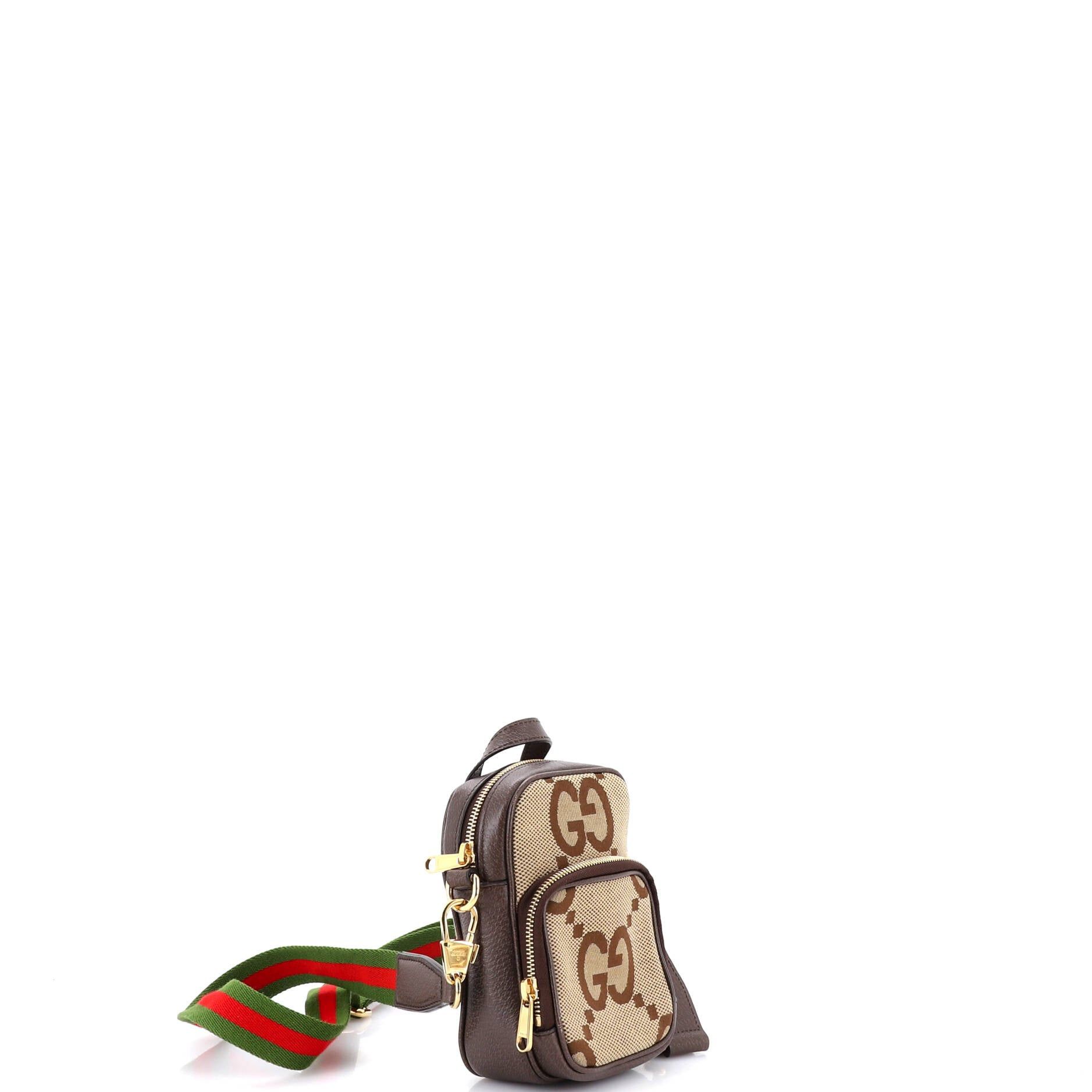 Gucci Front Pocket Web Crossbody Bag Size ONE SIZE - 2 Thumbnail