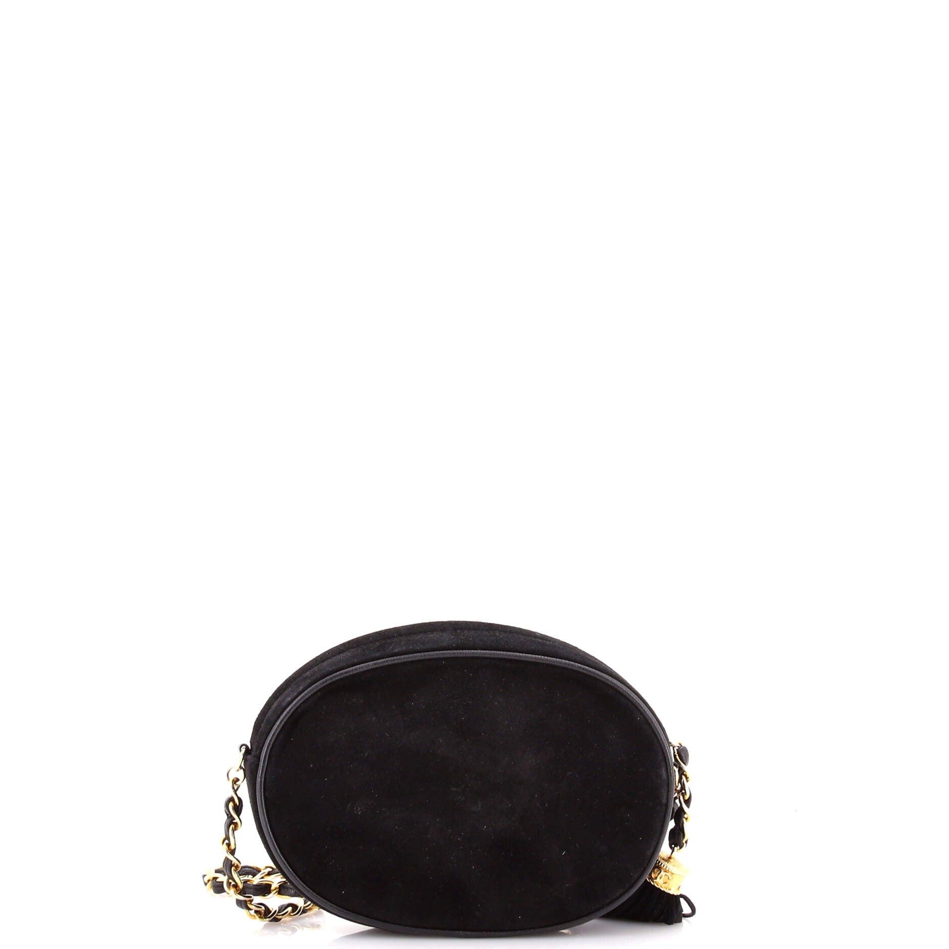 Chanel Vintage Oval CC Tassel Crossbody Bag Size ONE SIZE - 3 Thumbnail
