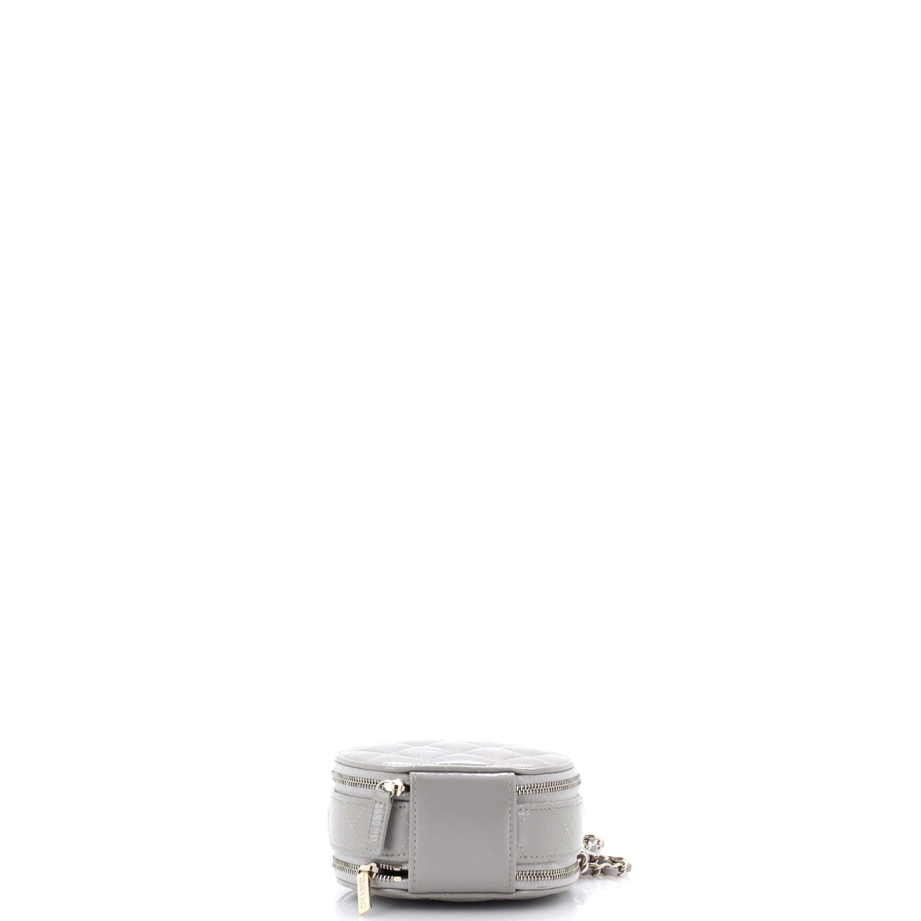 Chanel Handle with Care Round Vanity Case with Chain Size ONE SIZE - 4 Thumbnail