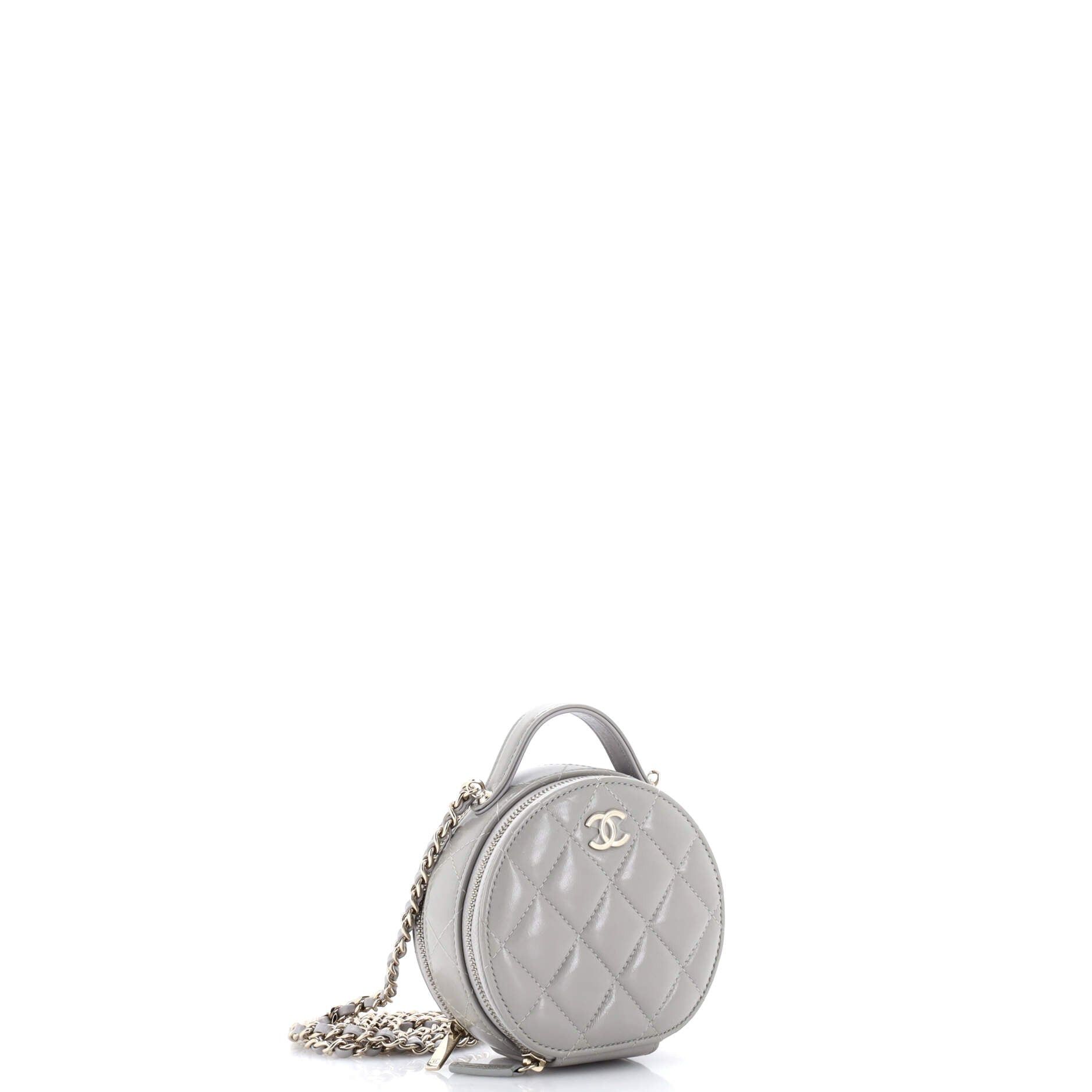 Chanel Handle with Care Round Vanity Case with Chain Size ONE SIZE - 2 Thumbnail