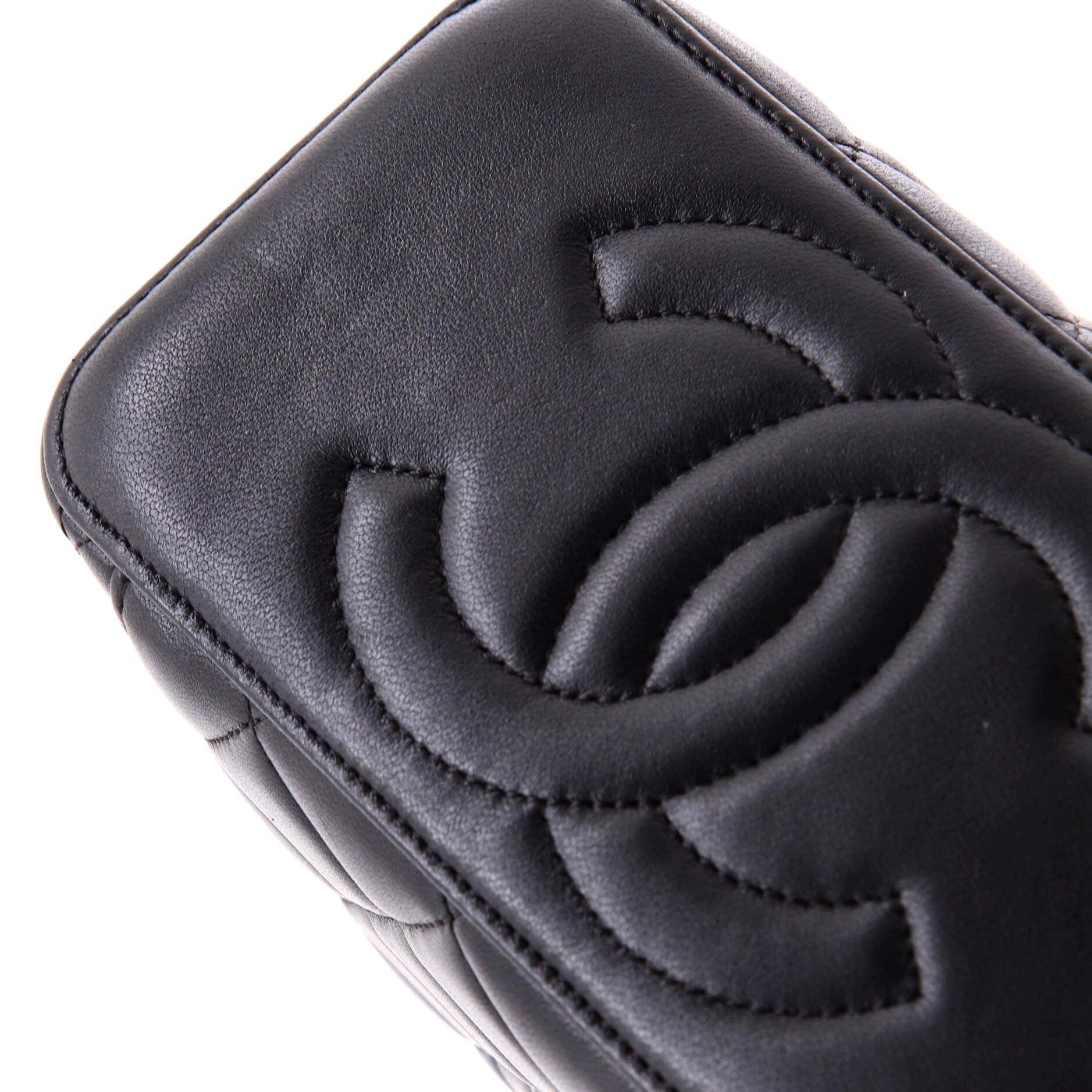 Chanel So Black Top Handle Vanity Case with Chain Size ONE SIZE - 7 Thumbnail
