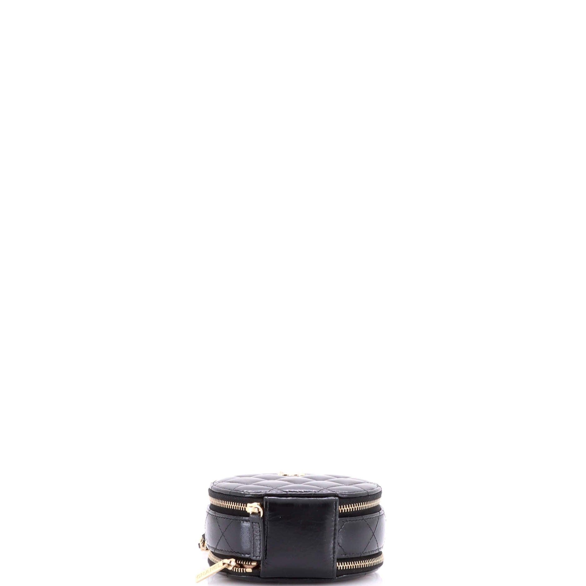 Chanel Handle with Care Round Vanity Case with Chain Size ONE SIZE - 4 Thumbnail