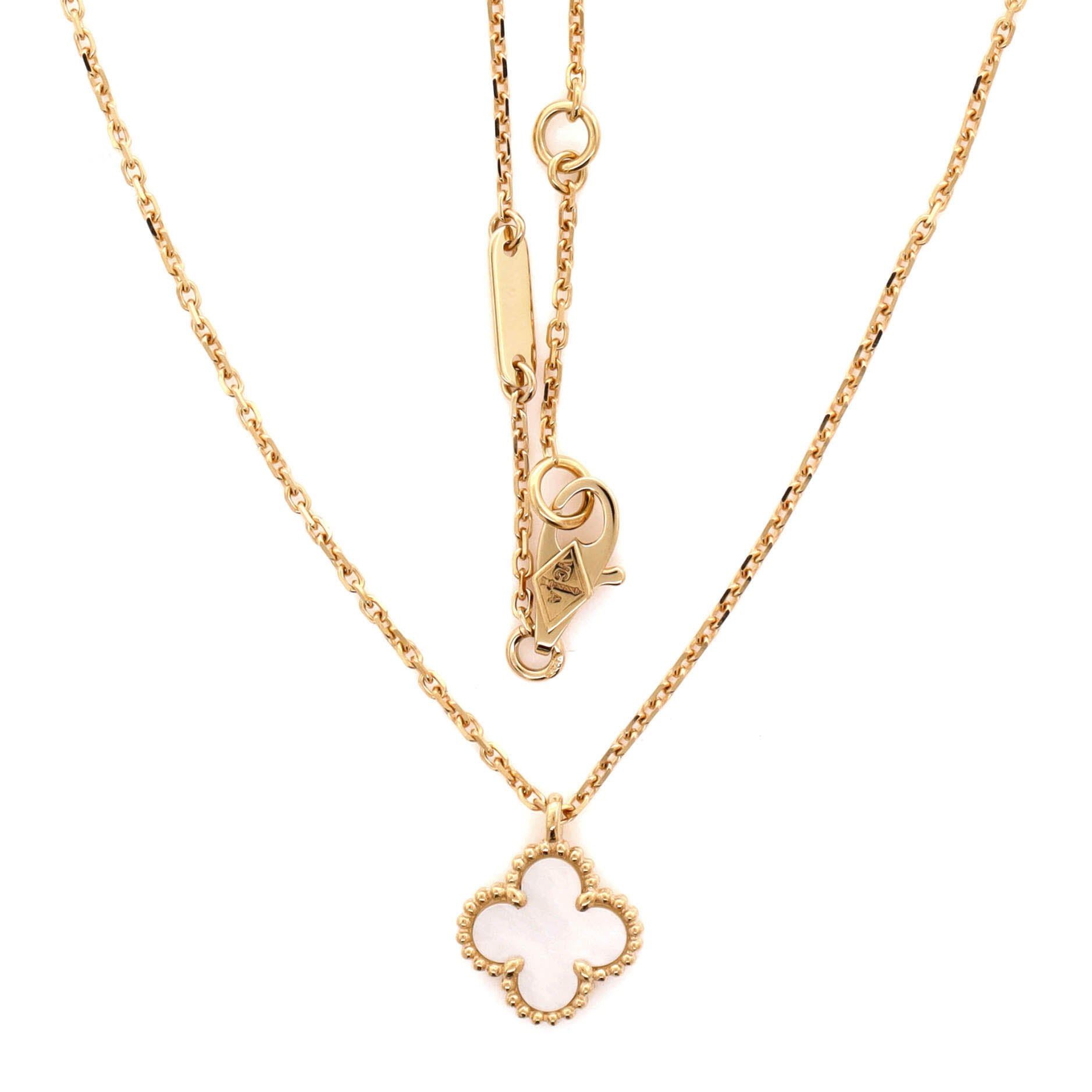 Van Cleef & Arpels Sweet Alhambra Pendant Necklace Size ONE SIZE - 3 Thumbnail