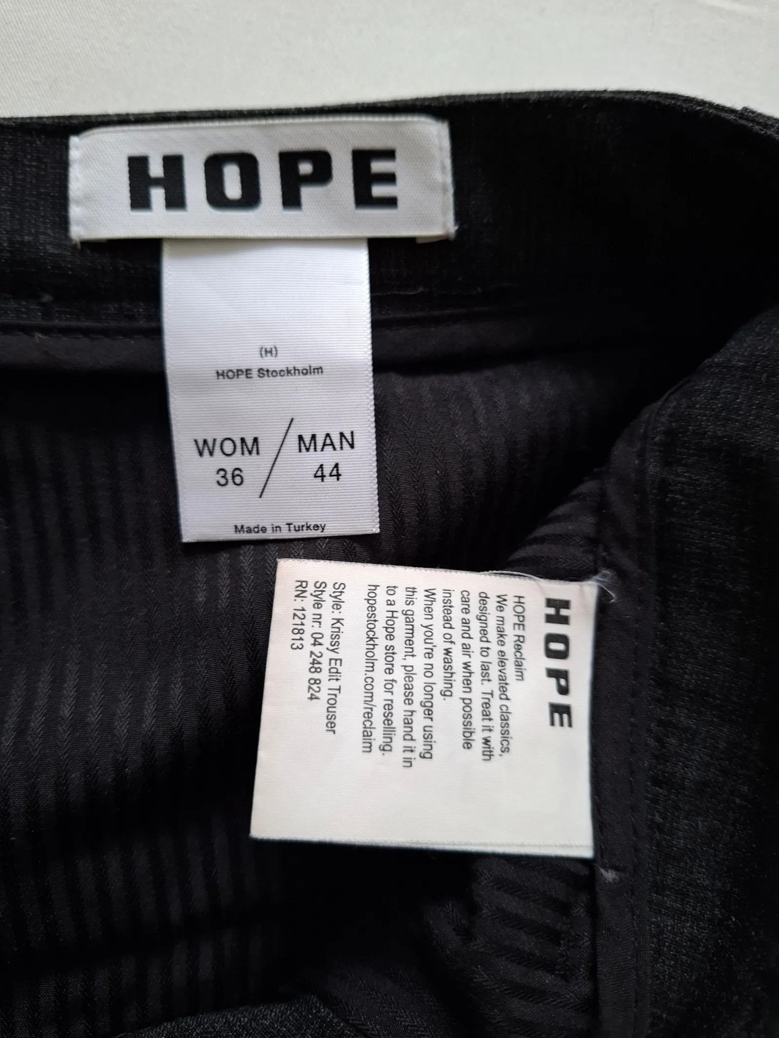 Hope Hope Krissy Edit Trouser Pants Size 26" / US 2 / IT 38 - 2 Thumbnail