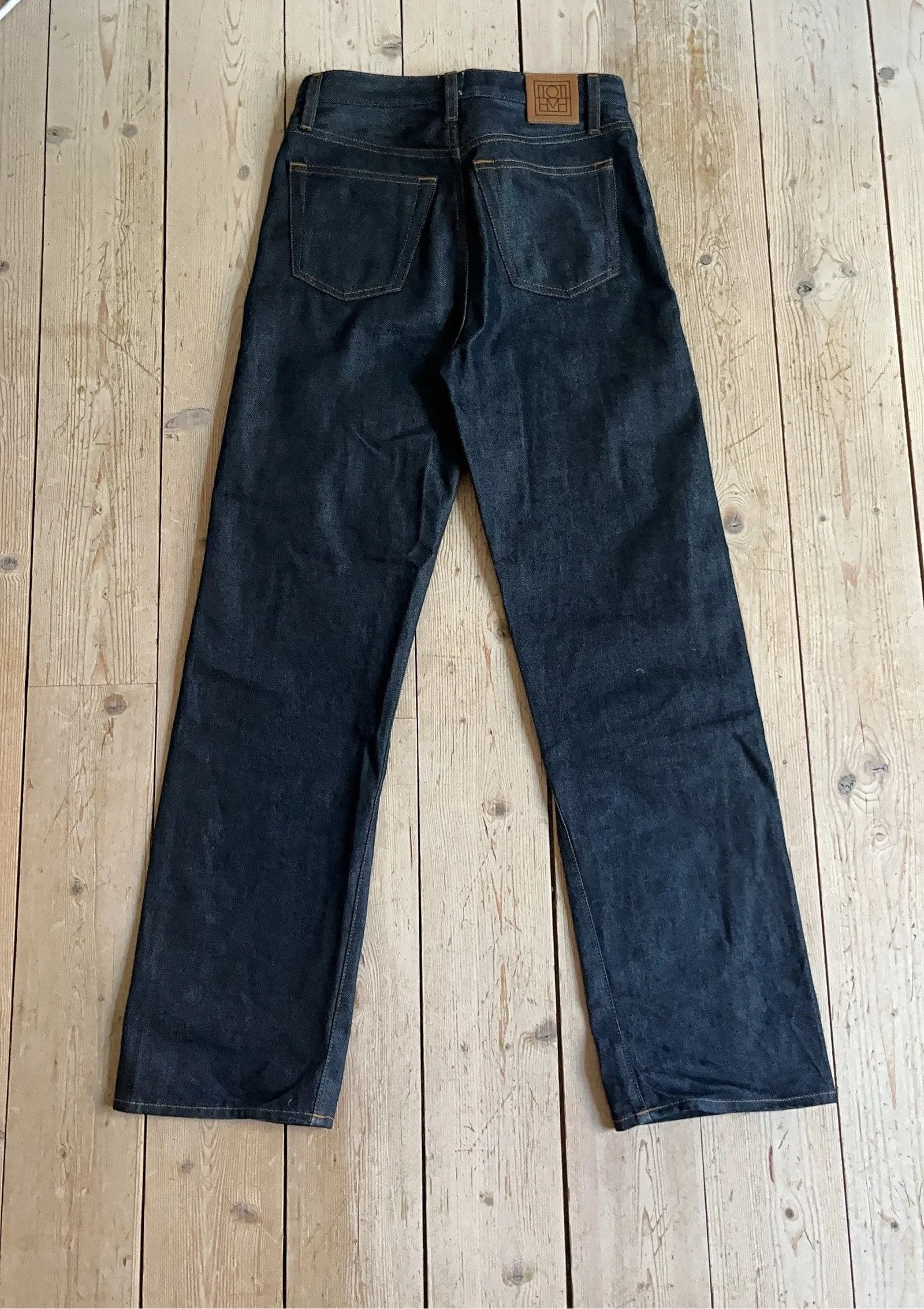 Toteme Toteme Twisted seam full length raw blue Jeans Size 23" - 4 Thumbnail
