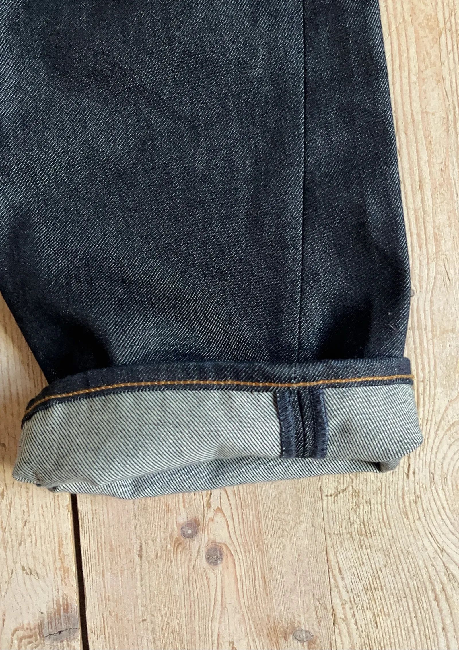 Toteme Toteme Twisted seam full length raw blue Jeans Size 23" - 6 Thumbnail
