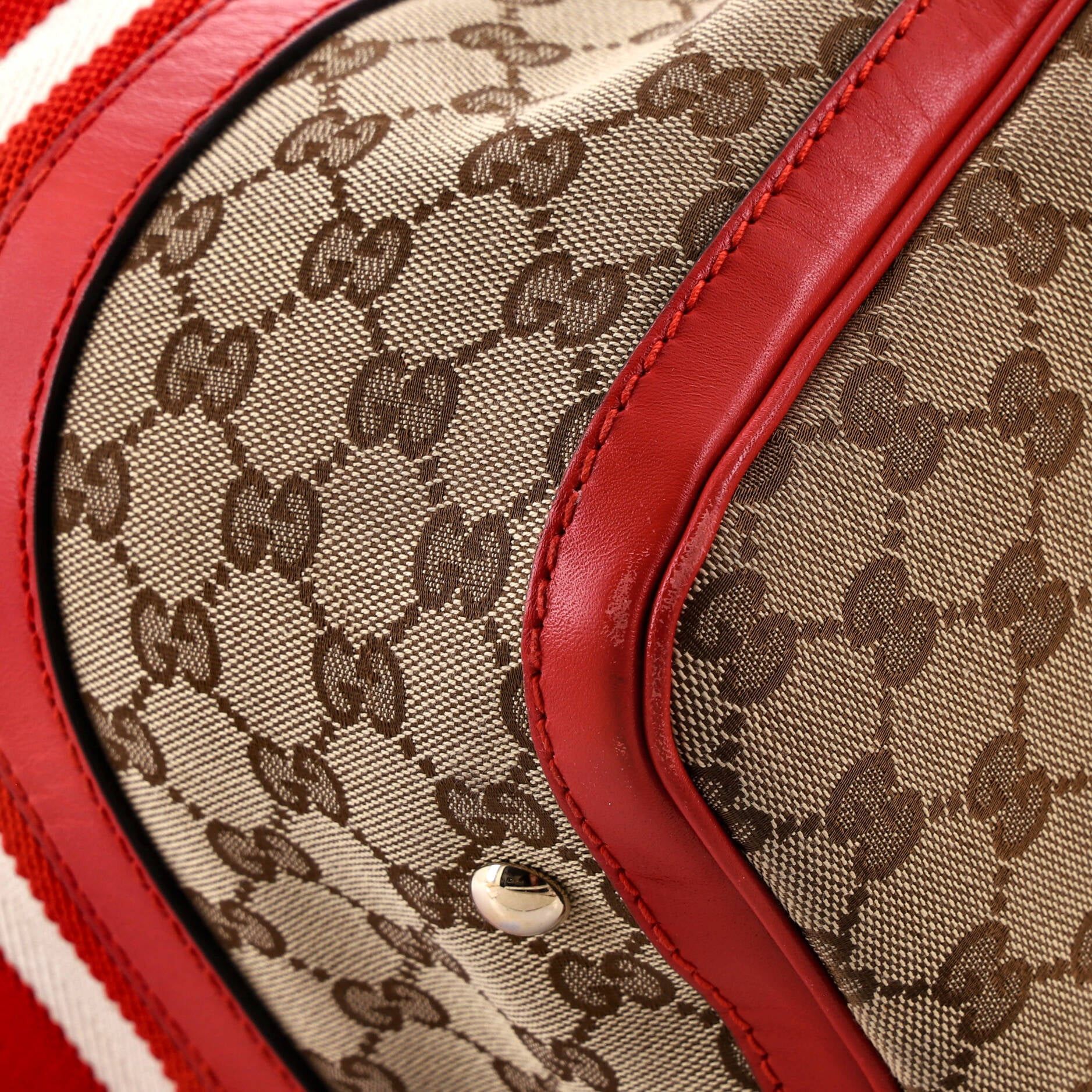 Gucci Vintage Web Boston Bag Size ONE SIZE - 6 Thumbnail