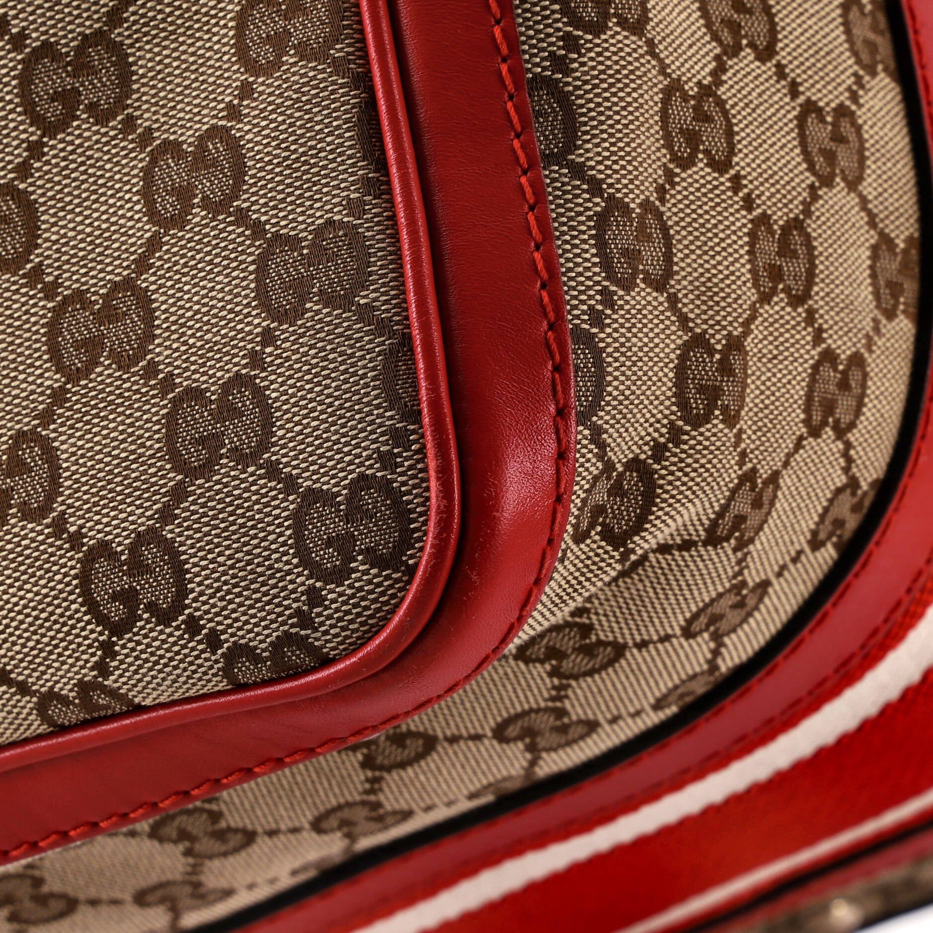 Gucci Vintage Web Boston Bag Size ONE SIZE - 7 Thumbnail