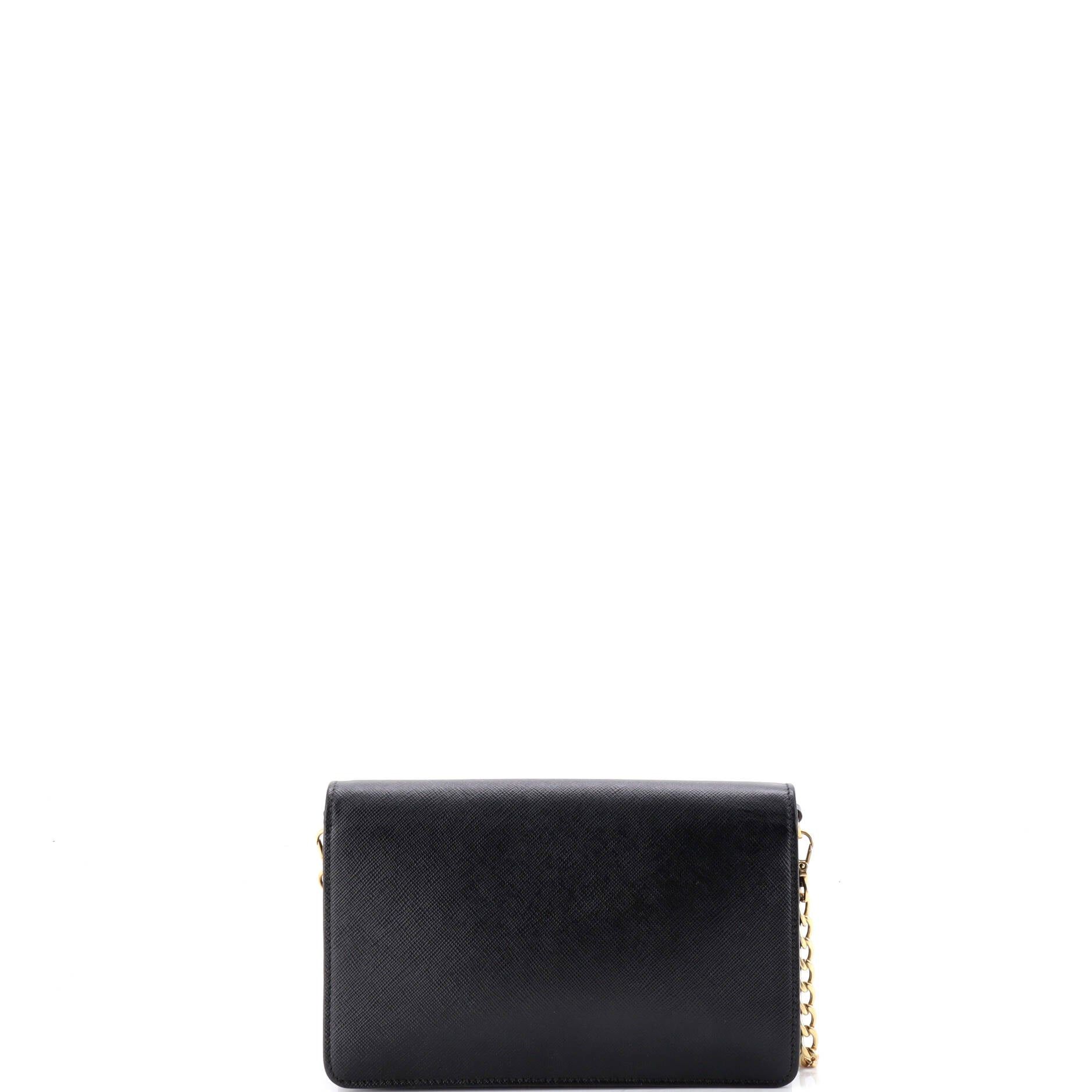 Prada Monochrome Wallet on Chain Size ONE SIZE - 3 Thumbnail