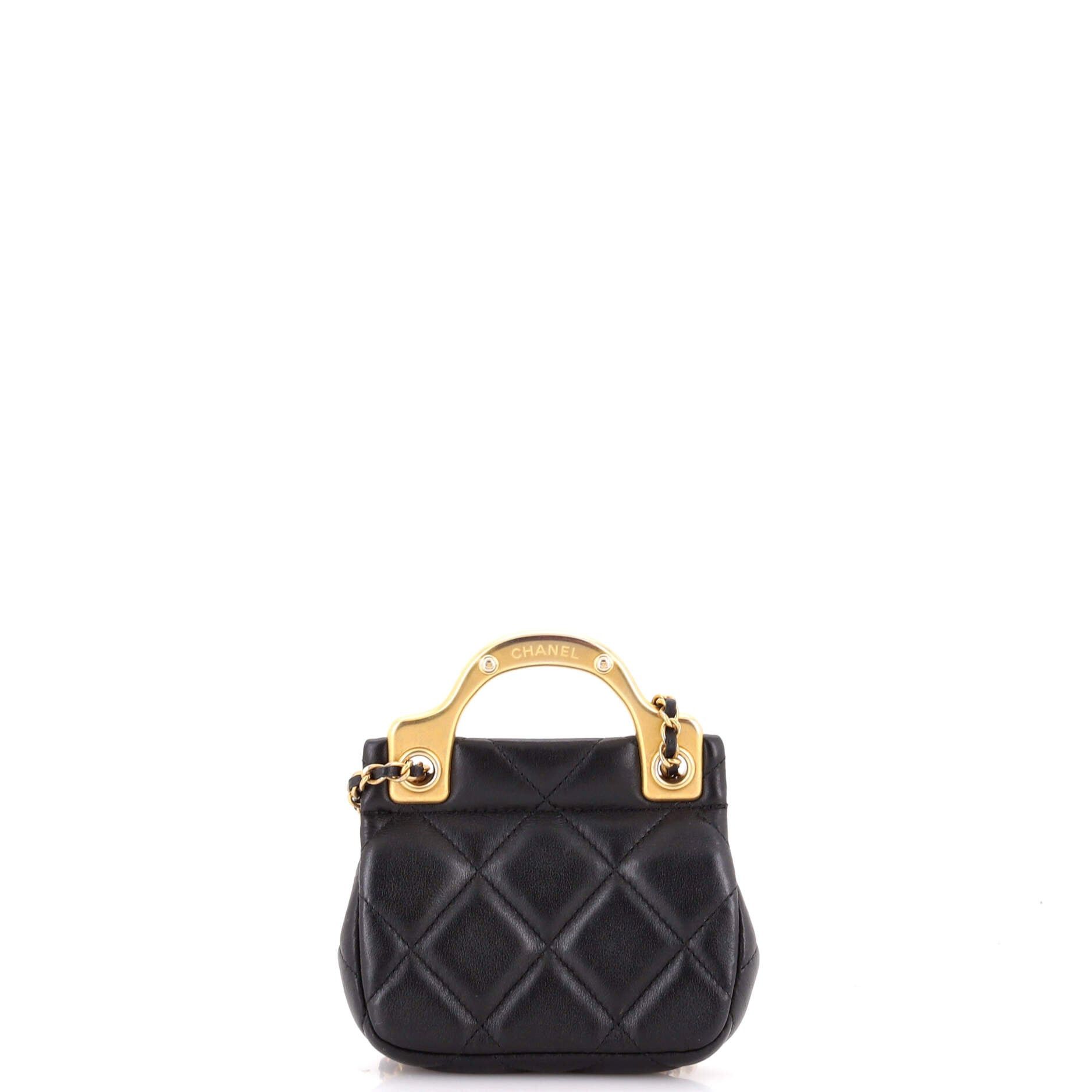 Chanel Lady Handle Flap Card Holder on Chain Size ONE SIZE - 3 Thumbnail