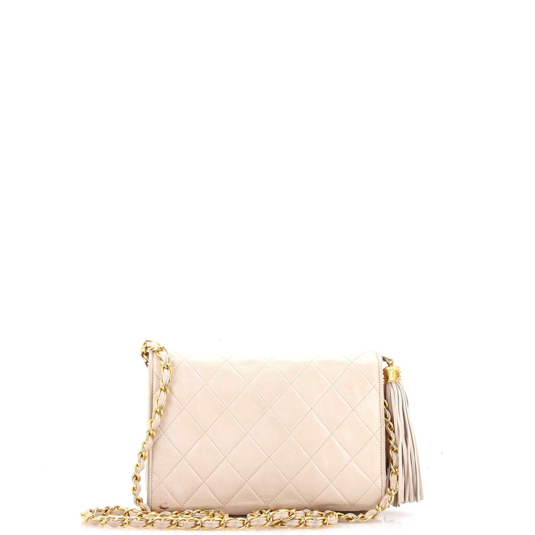 Chanel Vintage Tassel Flap Bag Size ONE SIZE - 3 Thumbnail
