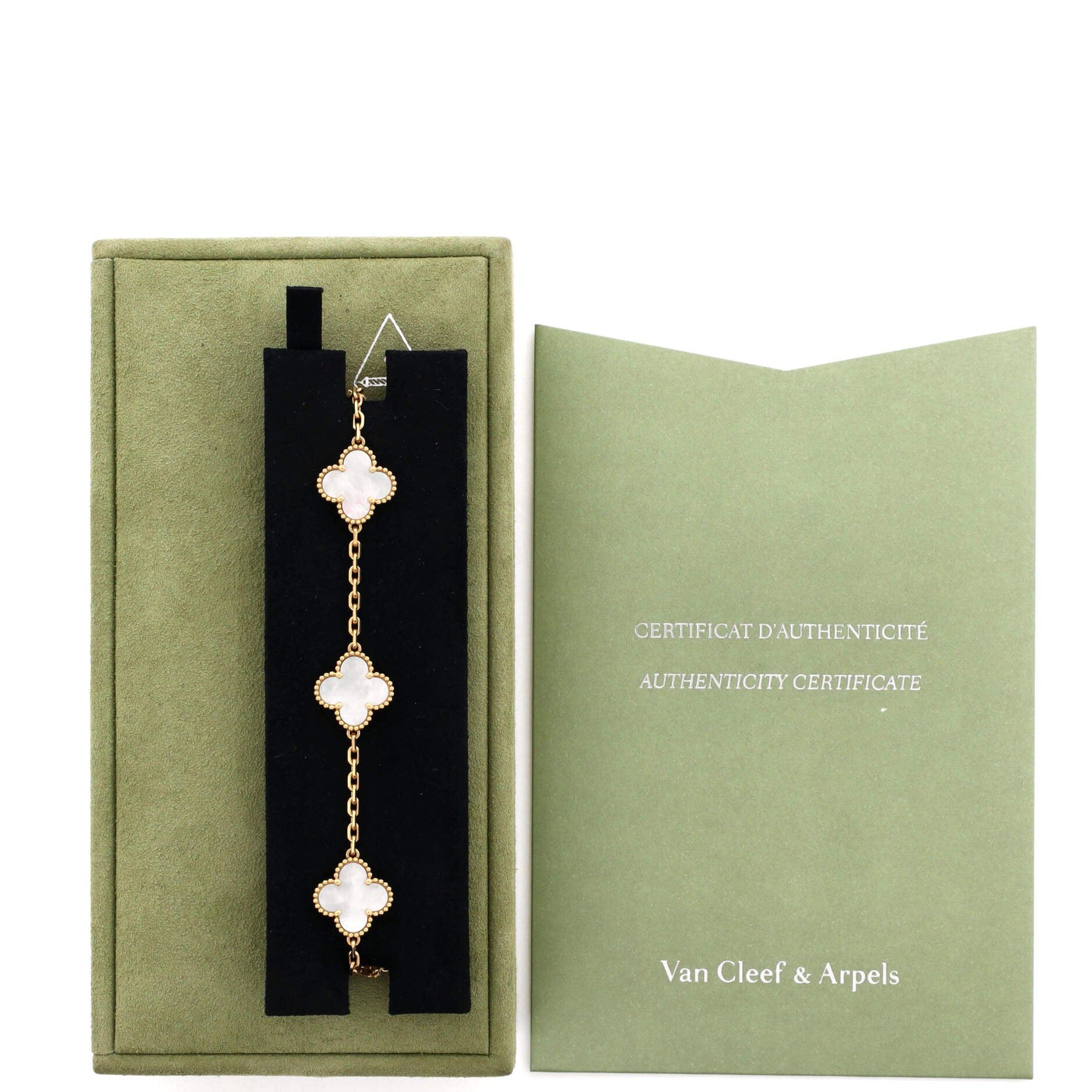 Van Cleef & Arpels Vintage Alhambra 5 Motifs Bracelet Size ONE SIZE - 2 Thumbnail