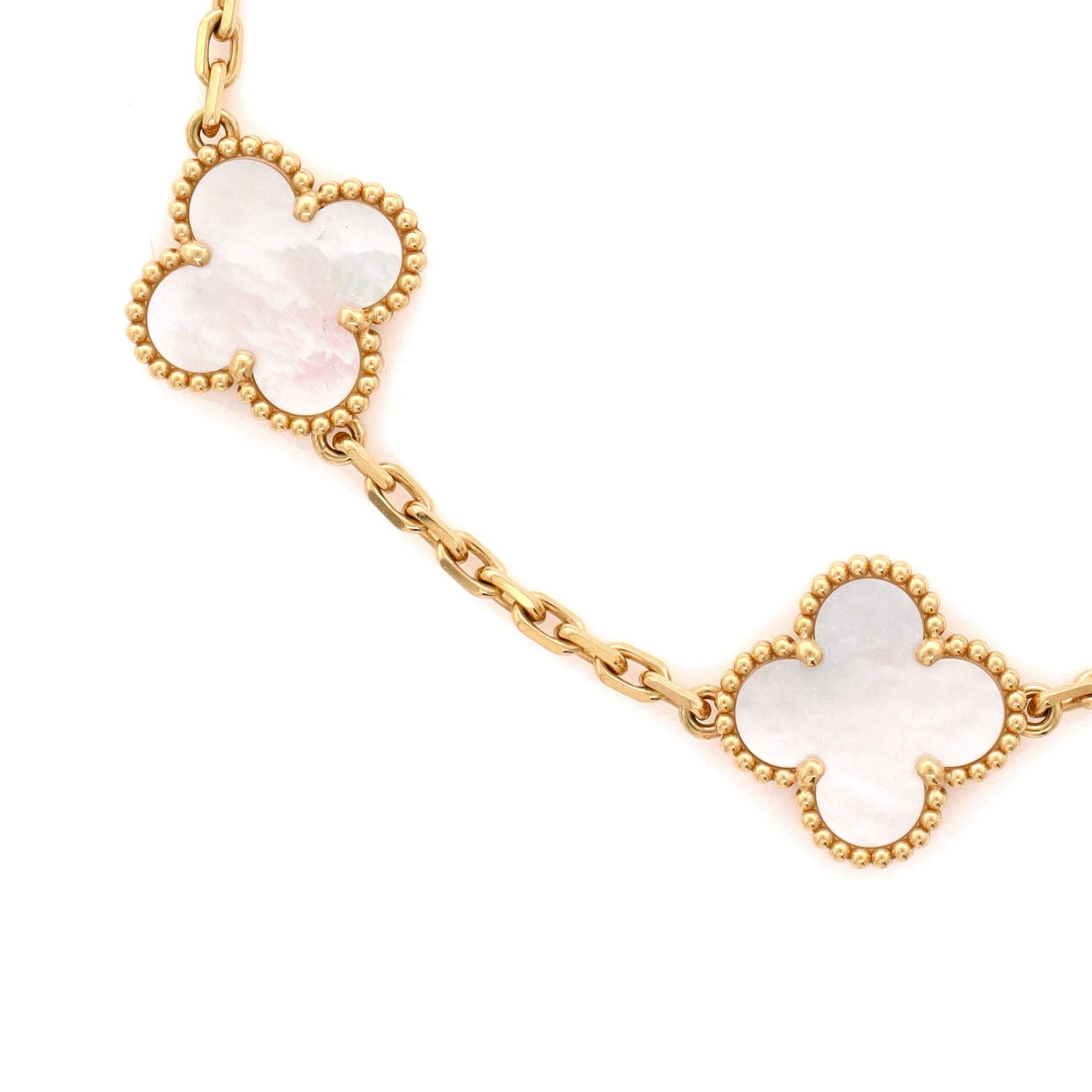Van Cleef & Arpels Vintage Alhambra 5 Motifs Bracelet Size ONE SIZE - 3 Thumbnail