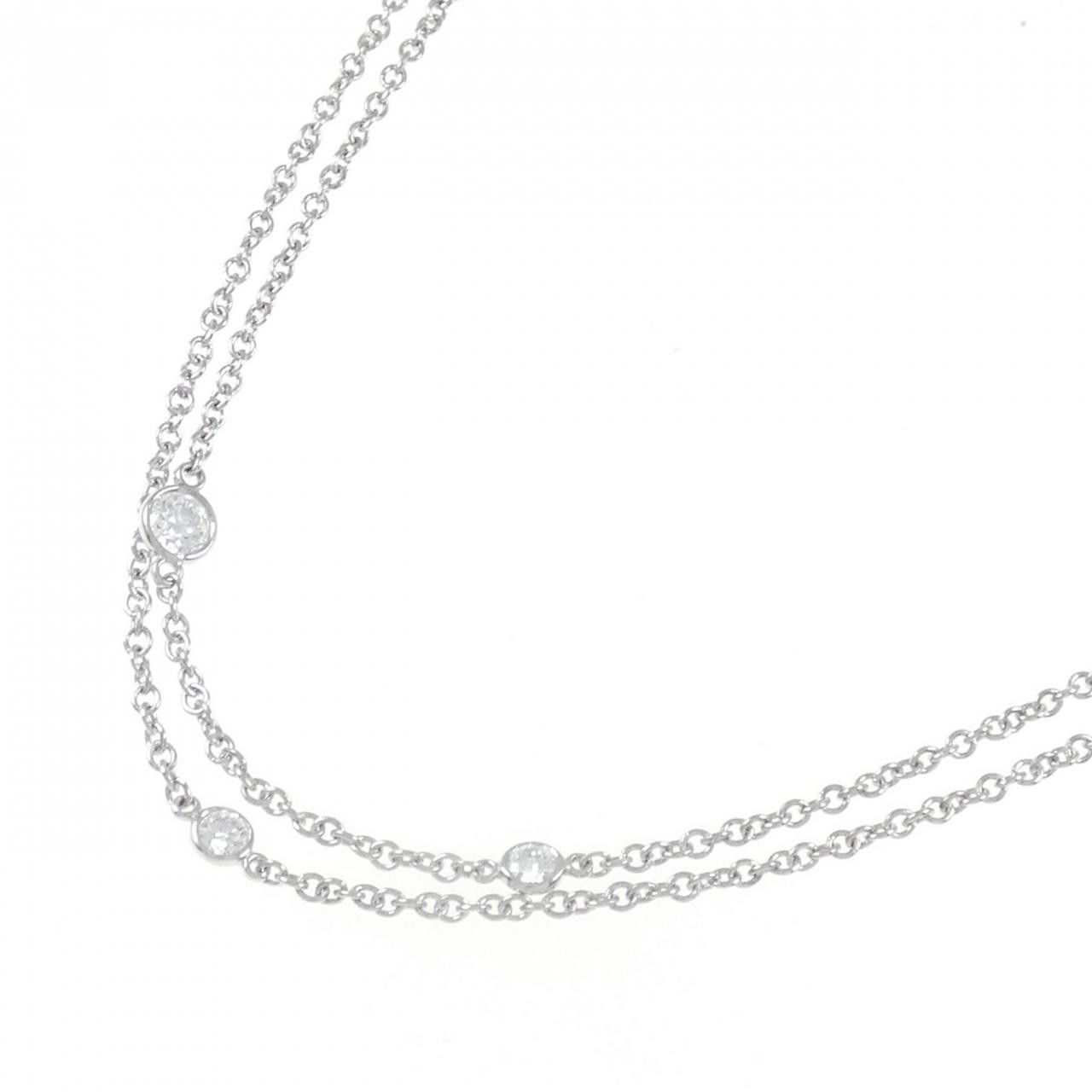Tiffany & Co. Tiffany & Co. Tiffany By The Yard Platinum Diamond Necklace Precious Metal Necklace 60102528 DUTY FREE for USA Size ONE SIZE - 2 Thumbnail