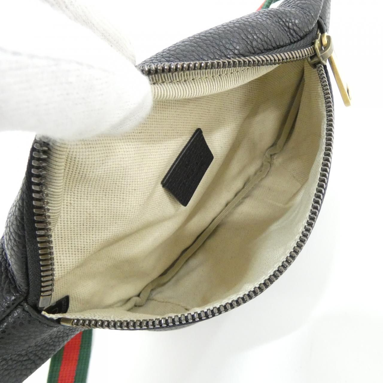 Gucci Gucci Gucci Print Leather Waist Bag Leather Belt Bag 527792 0GCCT DUTY FREE for USA Size ONE SIZE - 8 Thumbnail