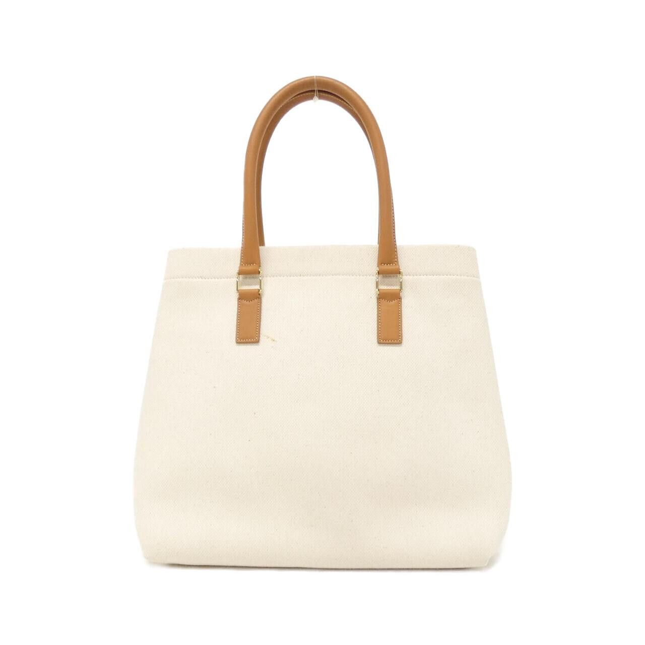Celine Celine Celine Horizontal Cabas Canvas Calf Tote Bag Leather Tote Bag 192162BNZ DUTY FREE for USA Size ONE SIZE - 2 Thumbnail