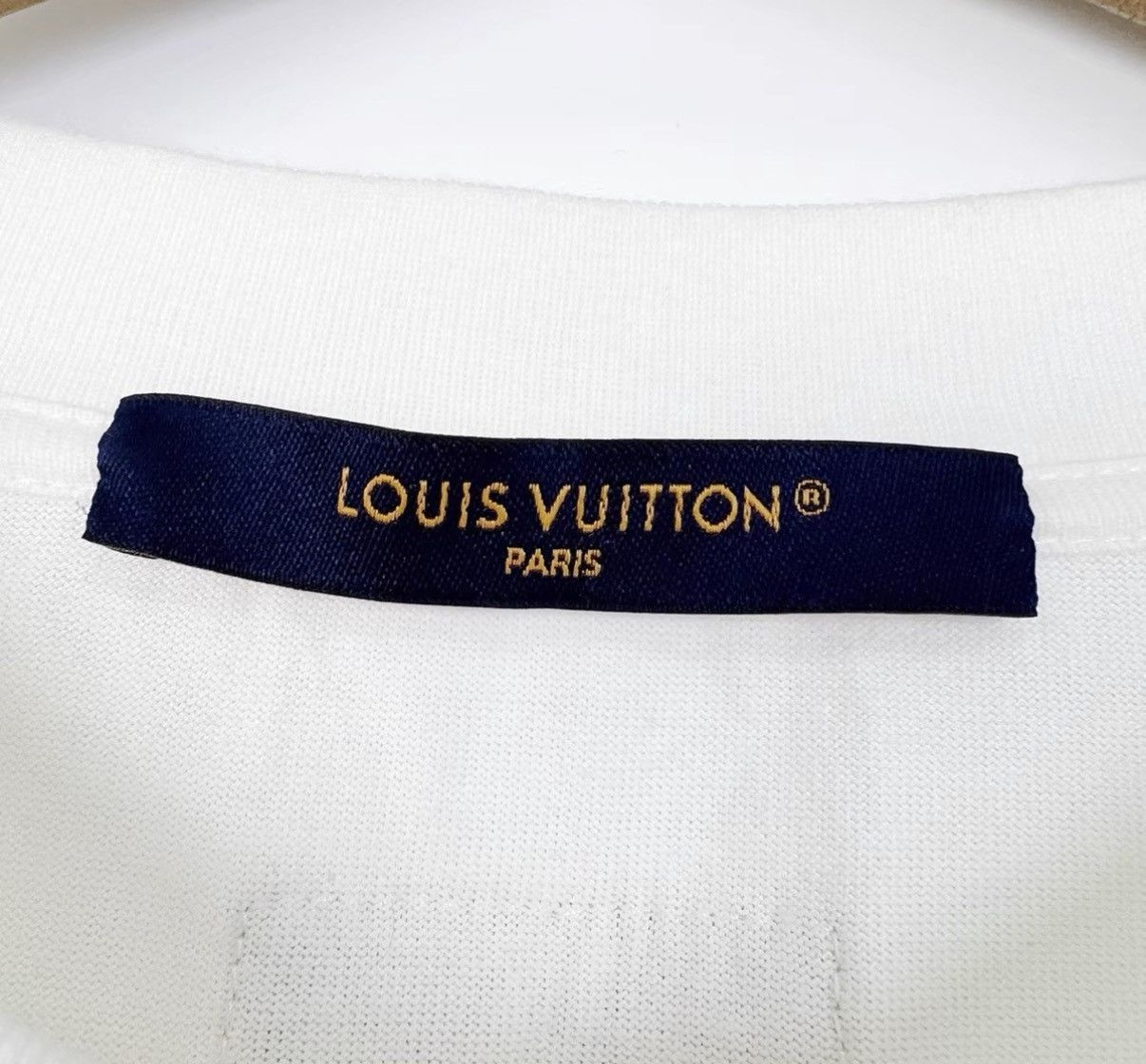 Louis Vuitton White Short Sleeve Embroidered T-Shirt Size US L / EU 52-54 / 3 - 4 Thumbnail
