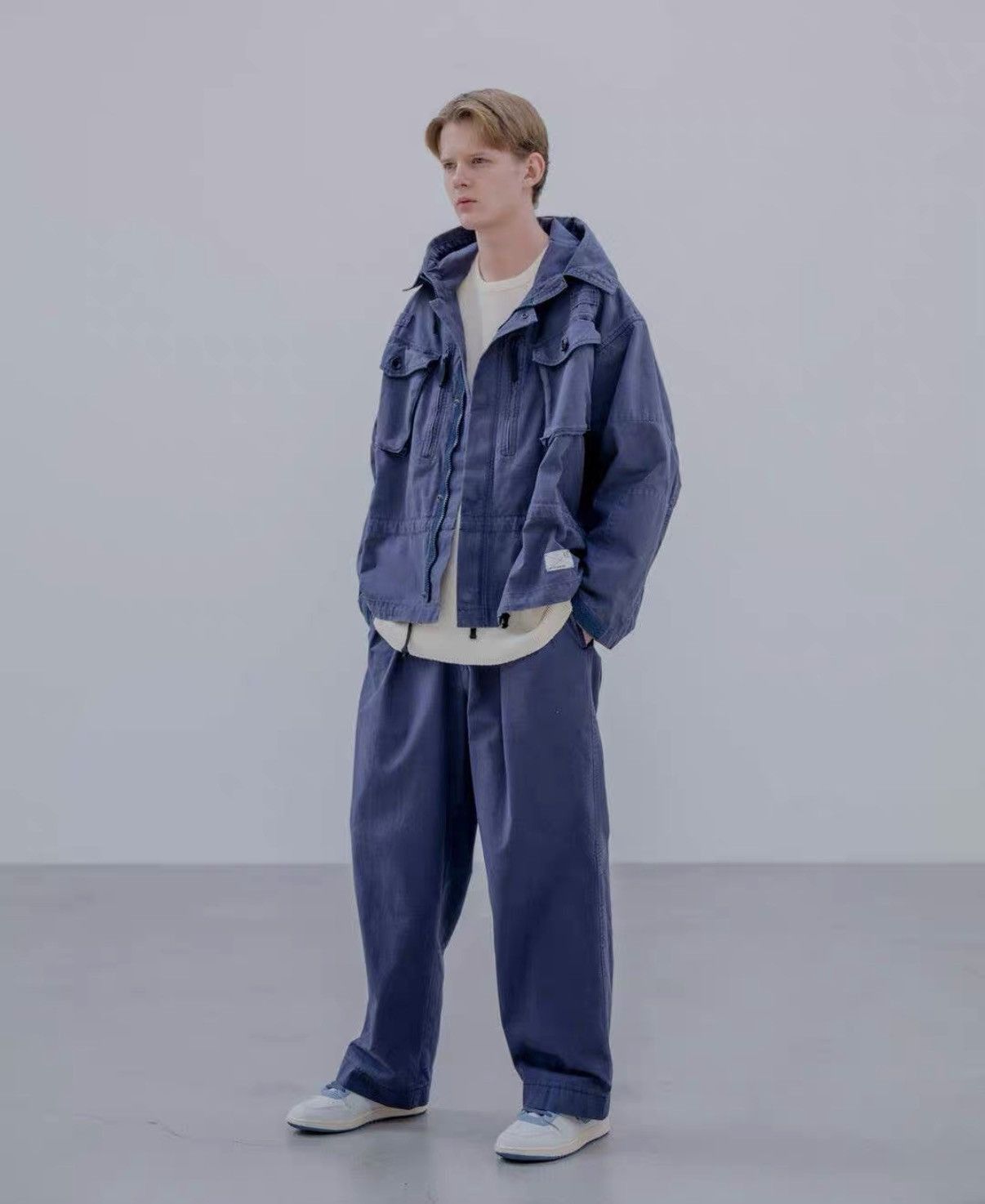 uniform experiment Blue Casual Pleated Pants Size 34 Size US 34 / EU 50 - 7 Thumbnail