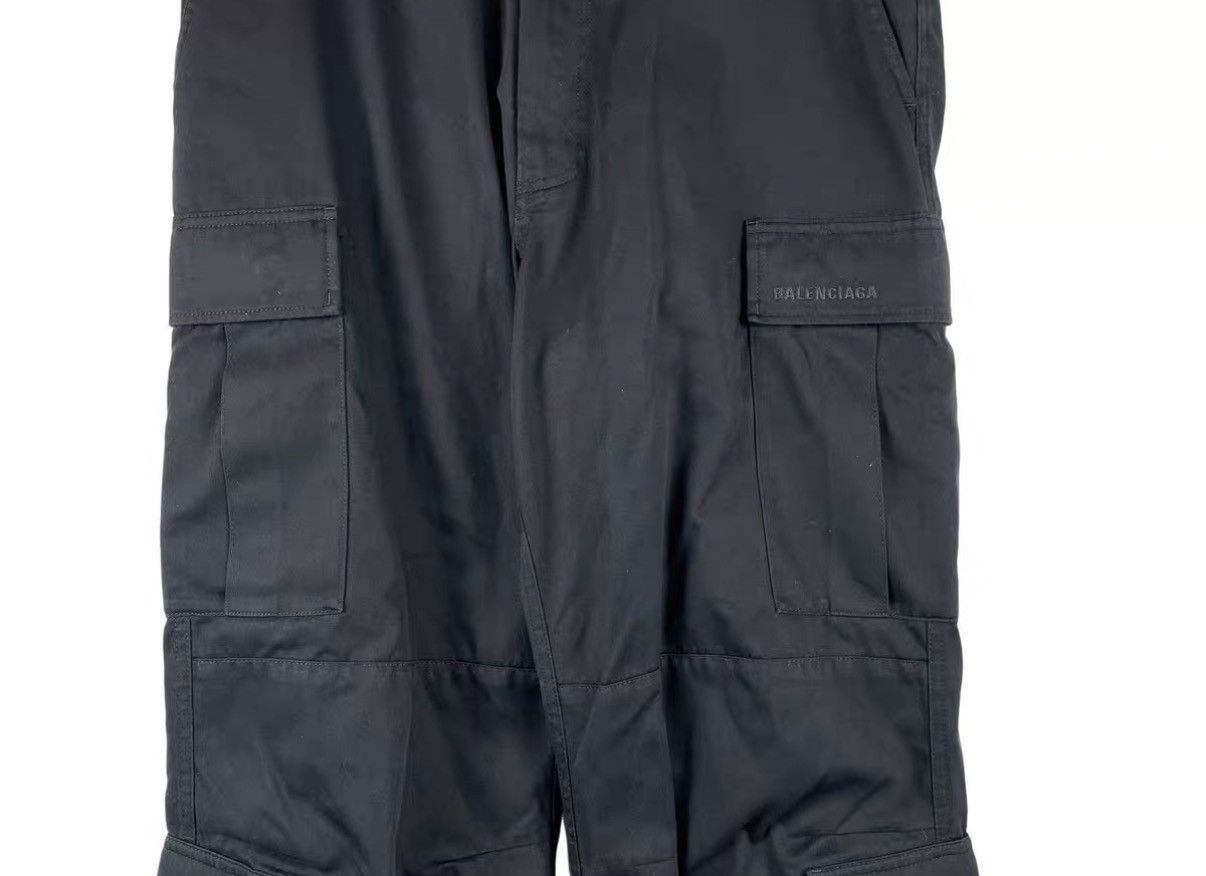 Balenciaga Black Cargo Pants with Multiple Pockets Size 30 Size US 30 / EU 46 - 5 Thumbnail