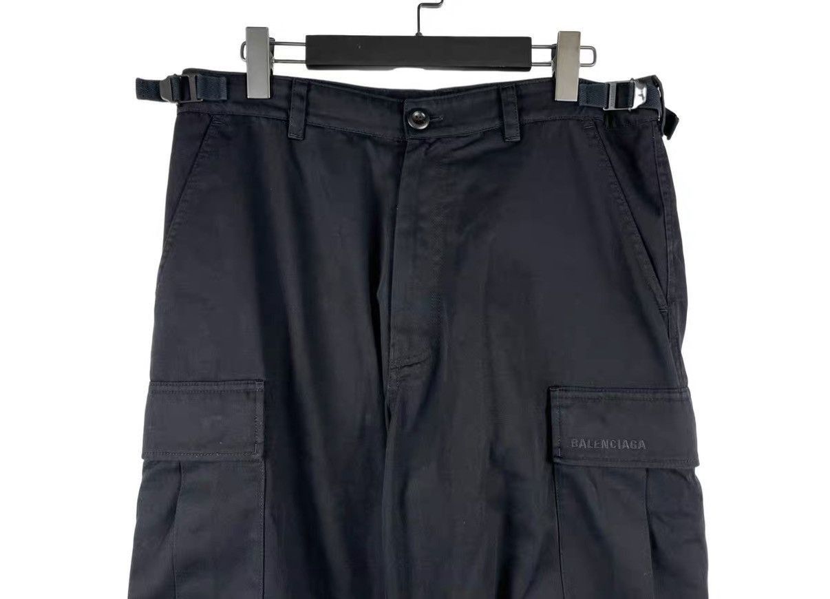 Balenciaga Black Cargo Pants with Multiple Pockets Size 30 Size US 30 / EU 46 - 3 Thumbnail