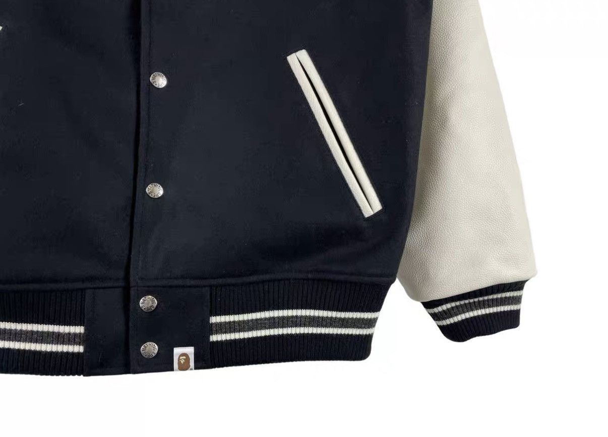Comme des Garcons Black Varsity Jacket with Star and Number Design Size US M / EU 48-50 / 2 - 4 Thumbnail