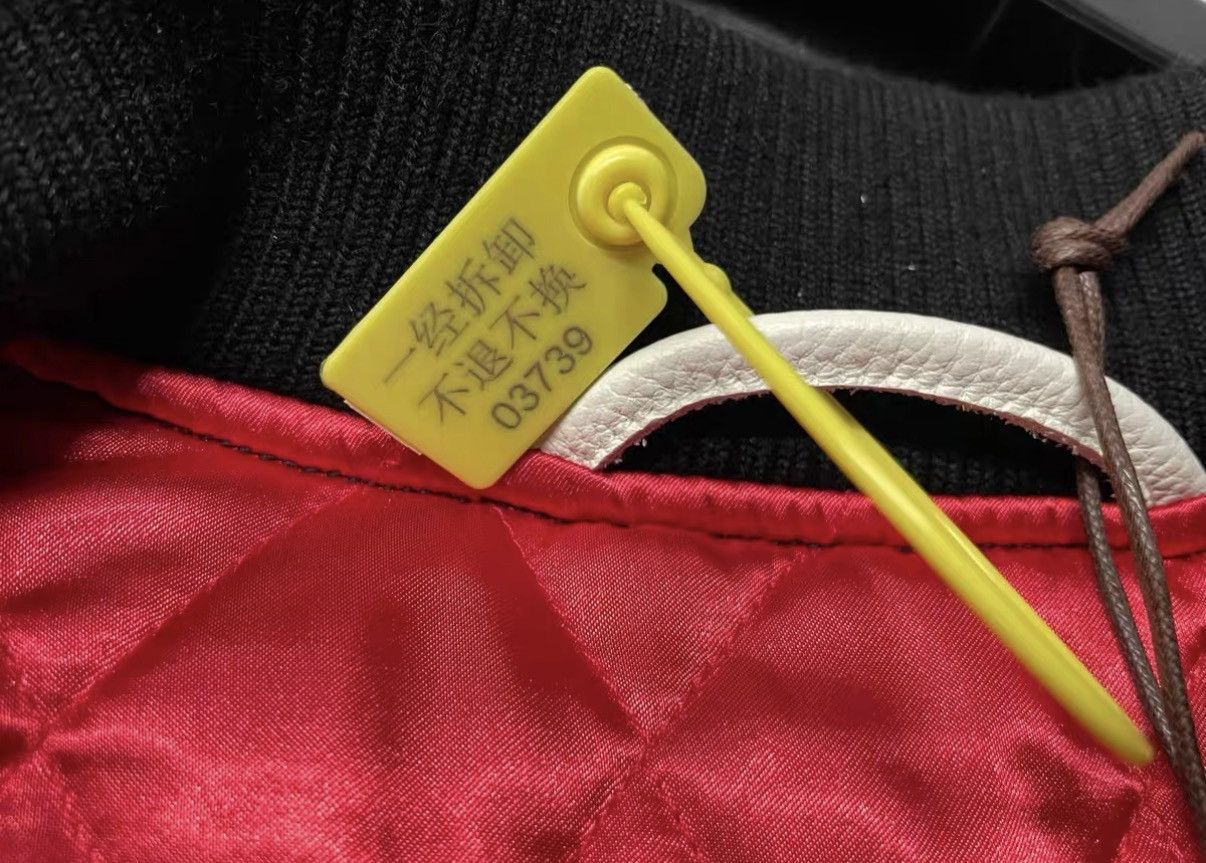 Comme des Garcons Black Varsity Jacket with Star and Number Design Size US M / EU 48-50 / 2 - 6 Thumbnail