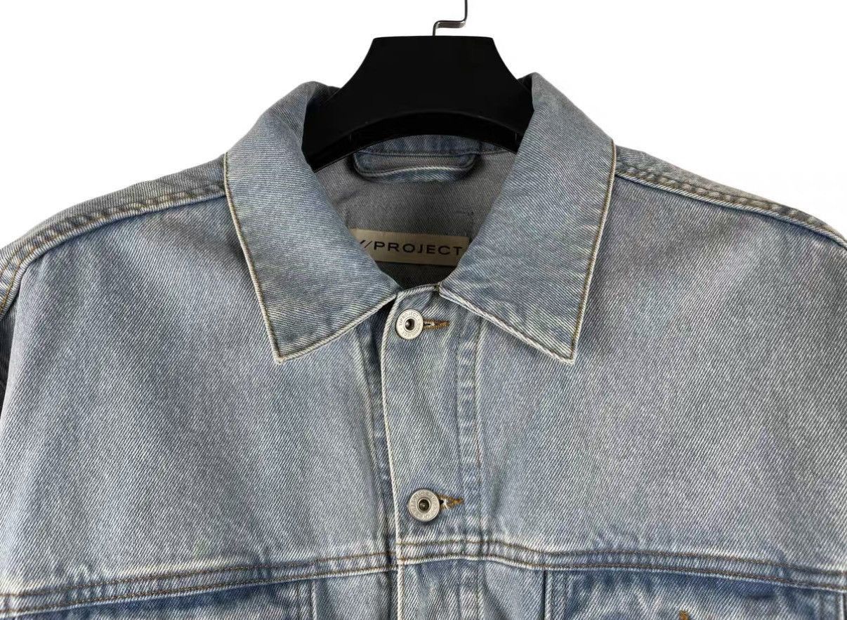 Y/Project Blue Denim Jacket - Size L Size US L / EU 52-54 / 3 - 3 Thumbnail