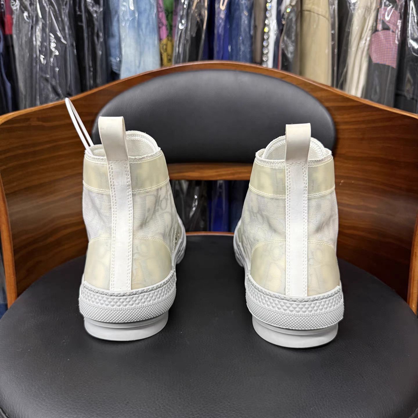 Dior White High-Top Sneakers Size 7 Size US 7 / EU 40 - 3 Thumbnail
