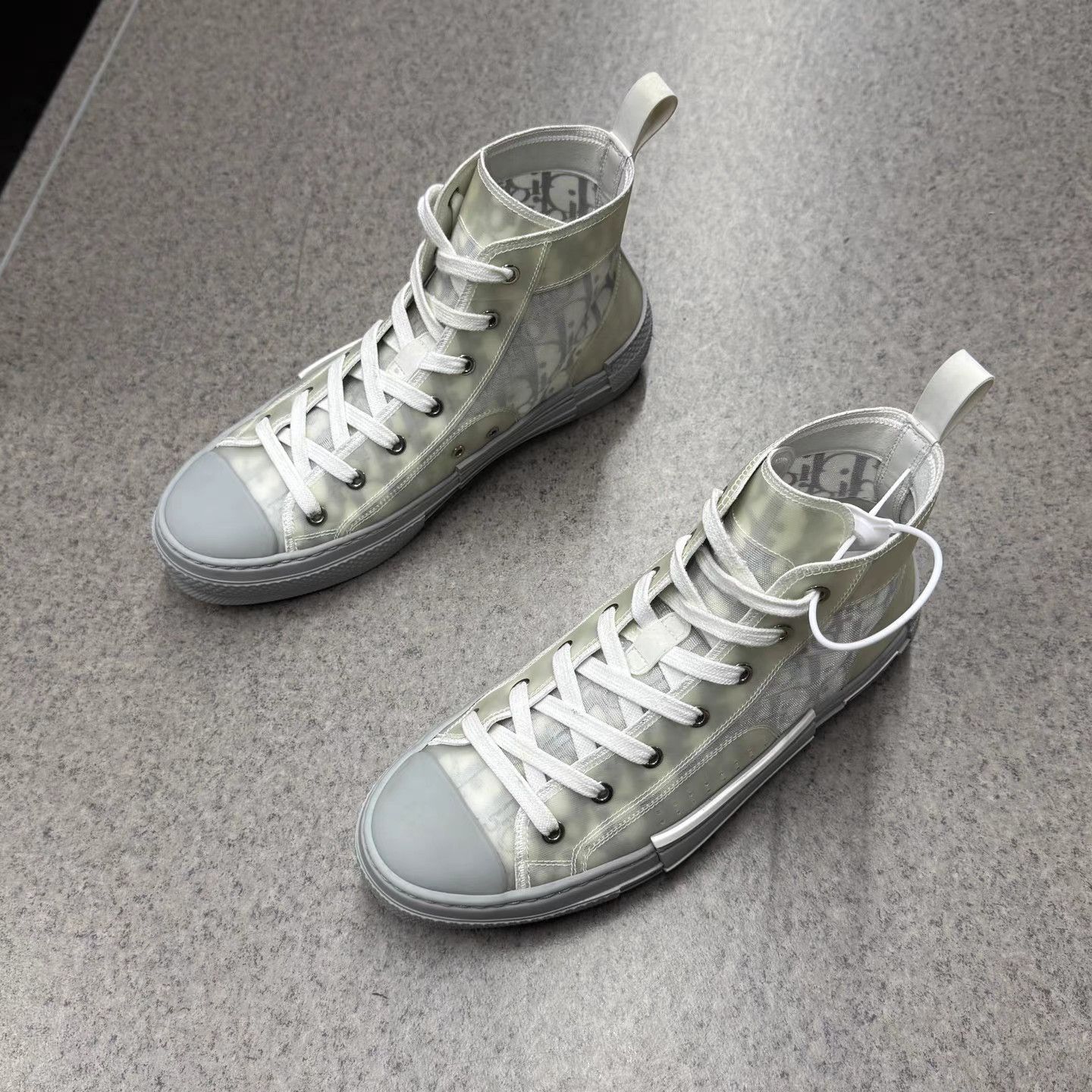 Dior White High-Top Sneakers Size 7 Size US 7 / EU 40 - 5 Thumbnail