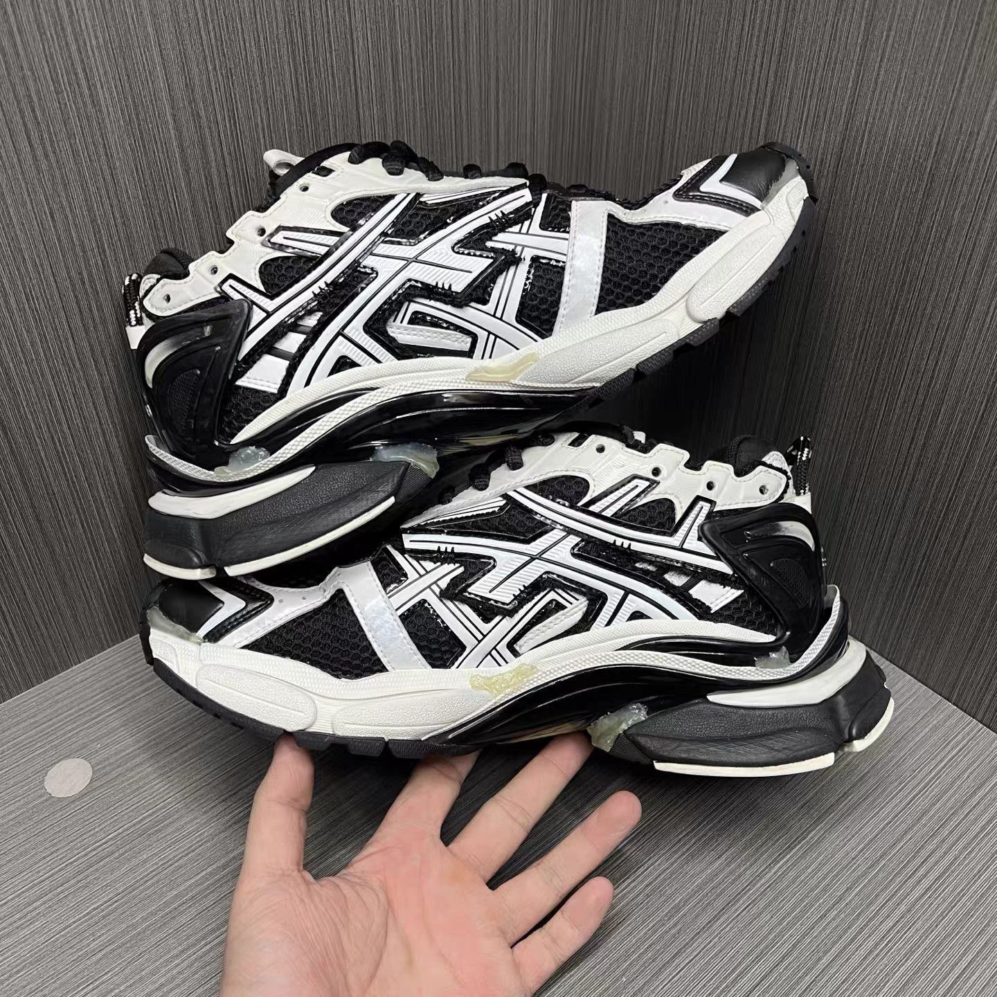 Balenciaga Black Athletic Running Sneakers Size 8 Size US 8 / EU 41 - 5 Thumbnail