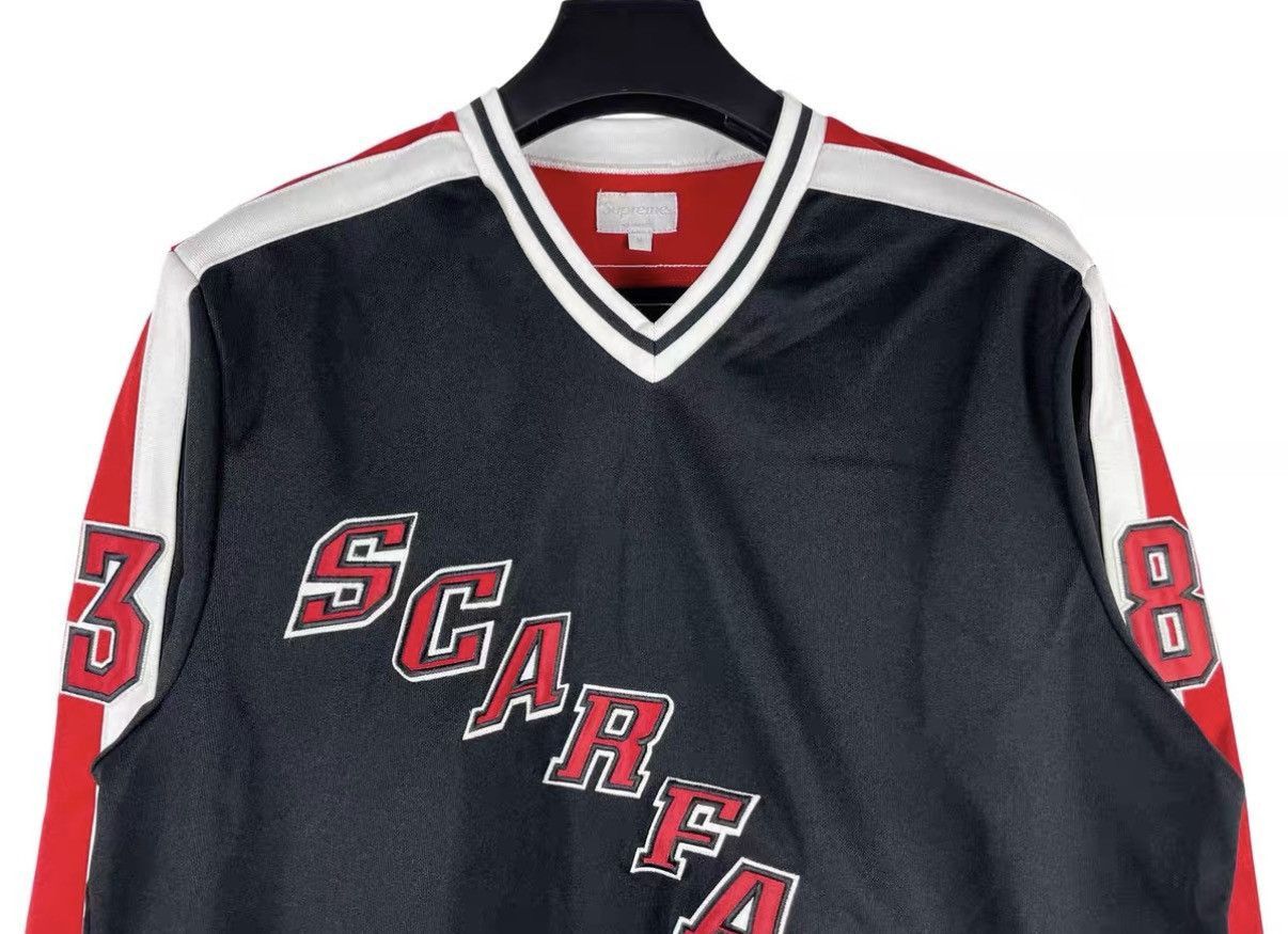 Supreme Red 'Scarface' Graphic Long Sleeve Jersey - M Size US M / EU 48-50 / 2 - 3 Thumbnail