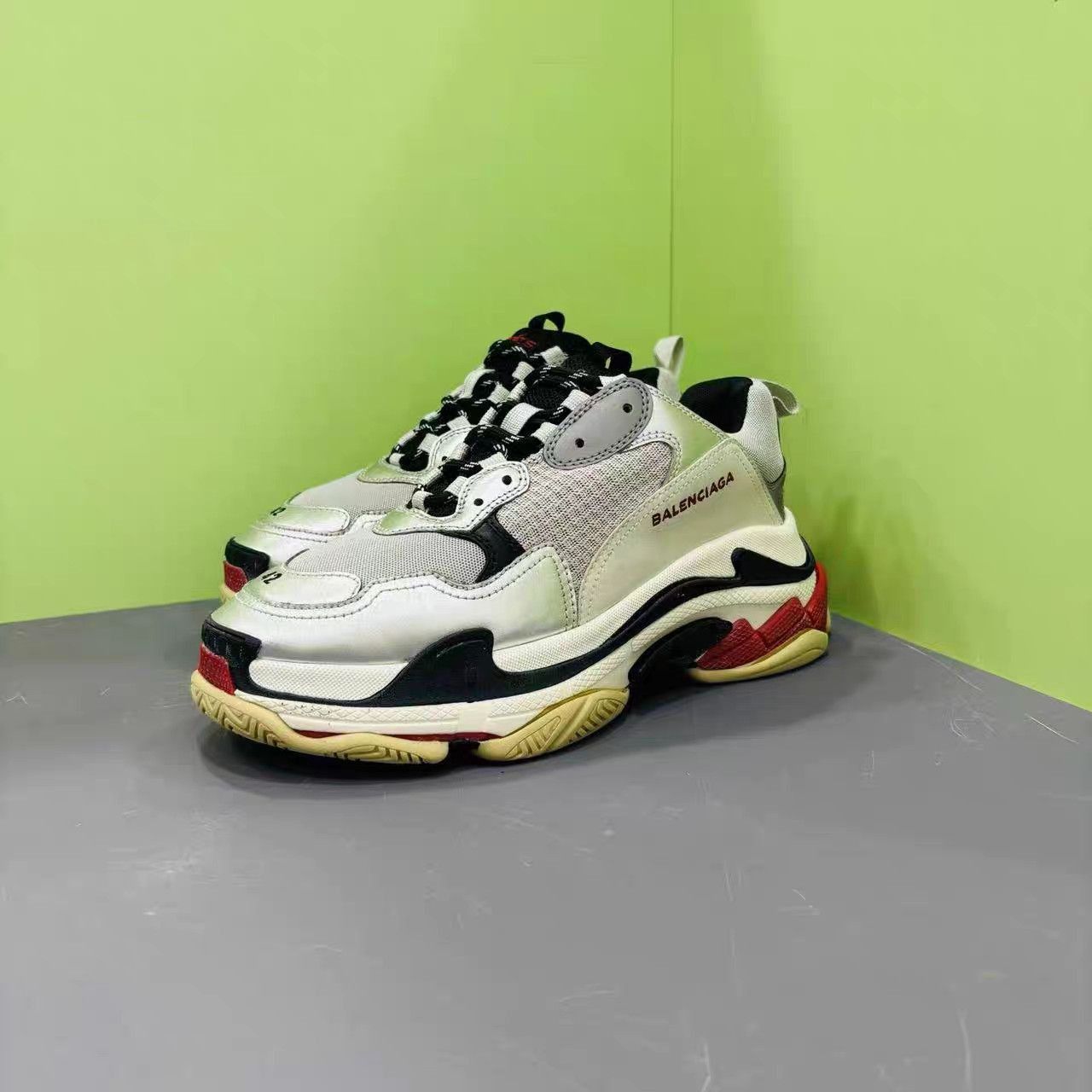 Balenciaga Silver High-Top Sneakers Size 9 Size US 9 / EU 42 - 3 Thumbnail