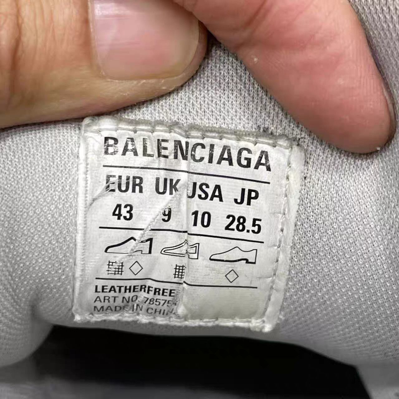 Balenciaga Gray Lowtop Sneakers Size 10 Size US 10 / EU 43 - 7 Thumbnail