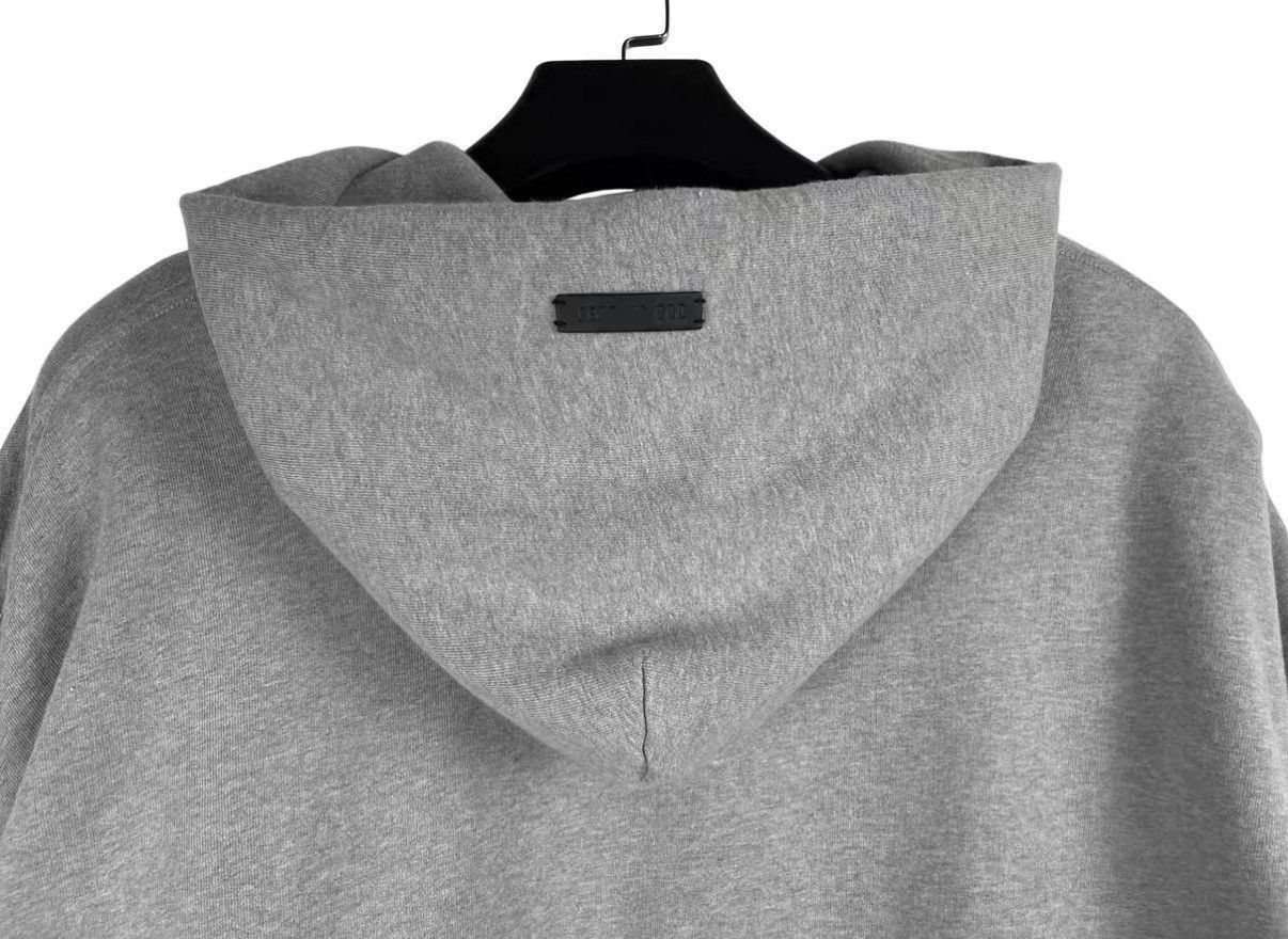 Fear of God Gray Zip-Up Hoodie, Size M Size US M / EU 48-50 / 2 - 5 Thumbnail