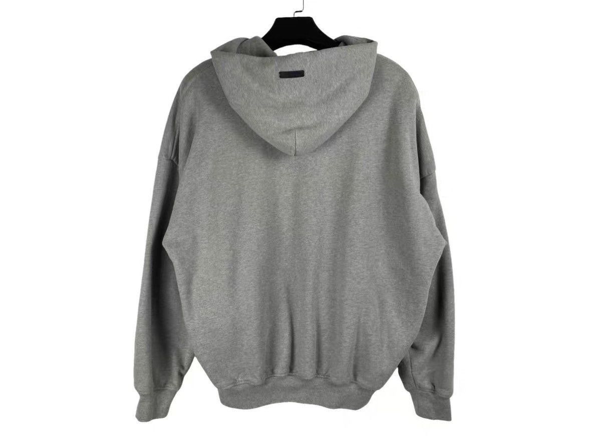 Fear of God Gray Zip-Up Hoodie, Size M Size US M / EU 48-50 / 2 - 2 Thumbnail
