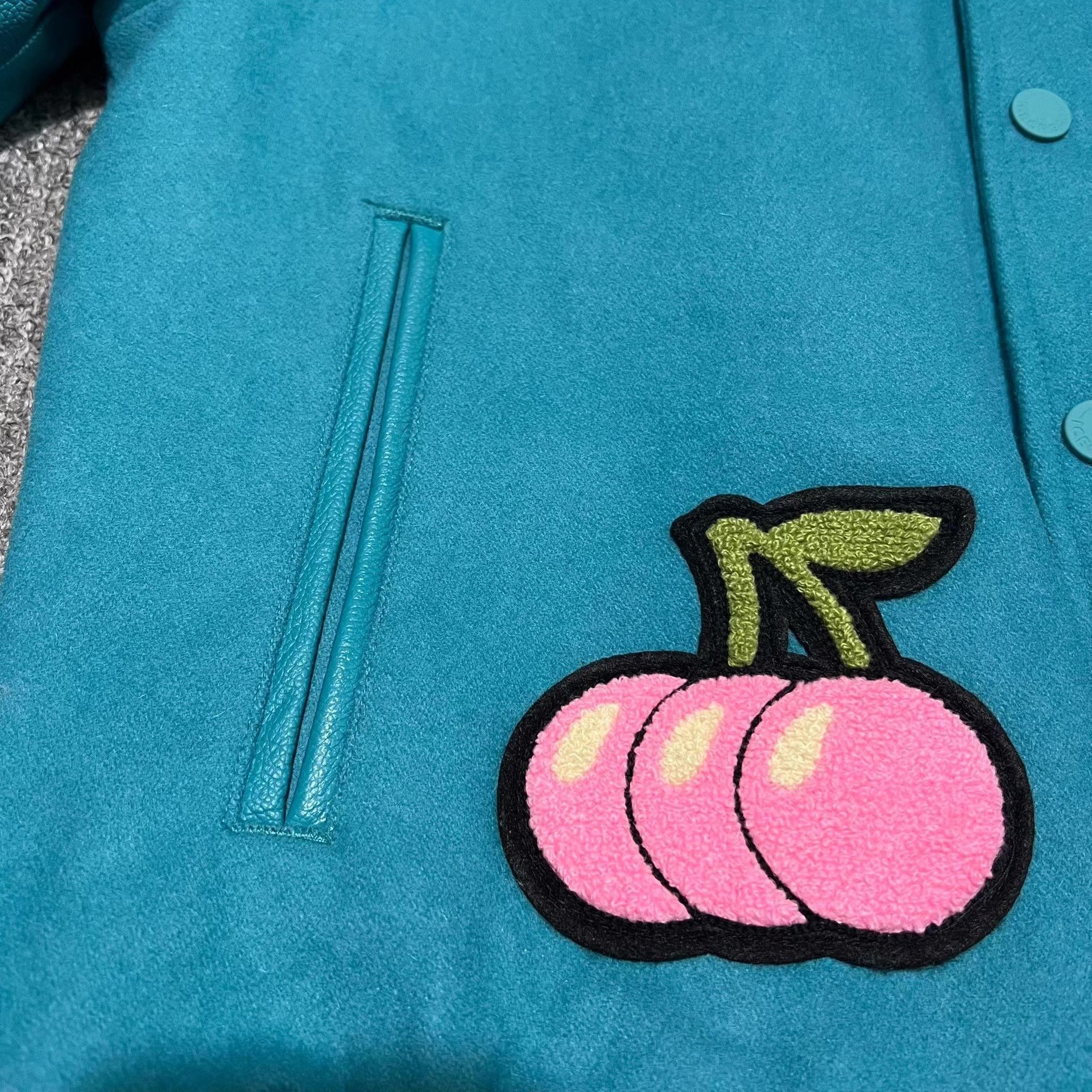 Billionaire Boys Club Blue Patch-Embellished Bomber Jacket (Size S) Size US S / EU 44-46 / 1 - 5 Thumbnail