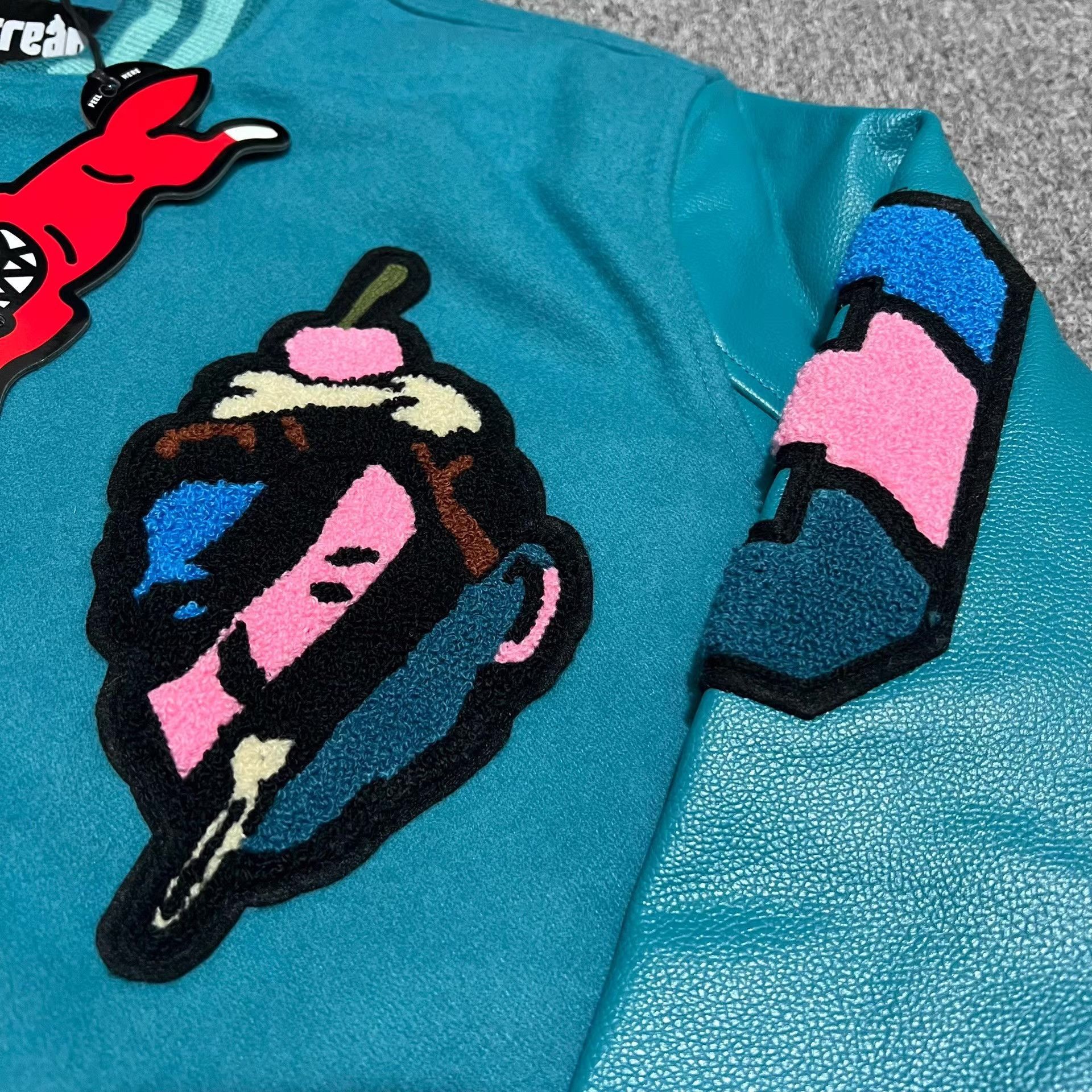 Billionaire Boys Club Blue Patch-Embellished Bomber Jacket (Size S) Size US S / EU 44-46 / 1 - 3 Thumbnail