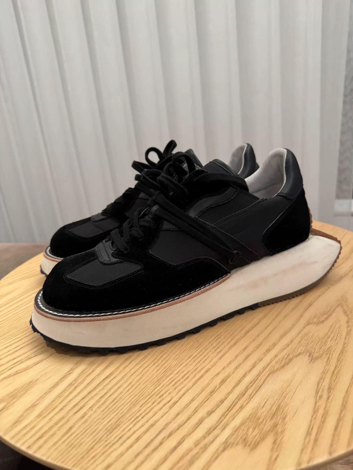 The Viridi-anne The-Viridi-anne Black Elevated Trainers Size US 9 / EU 42 - 2 Thumbnail