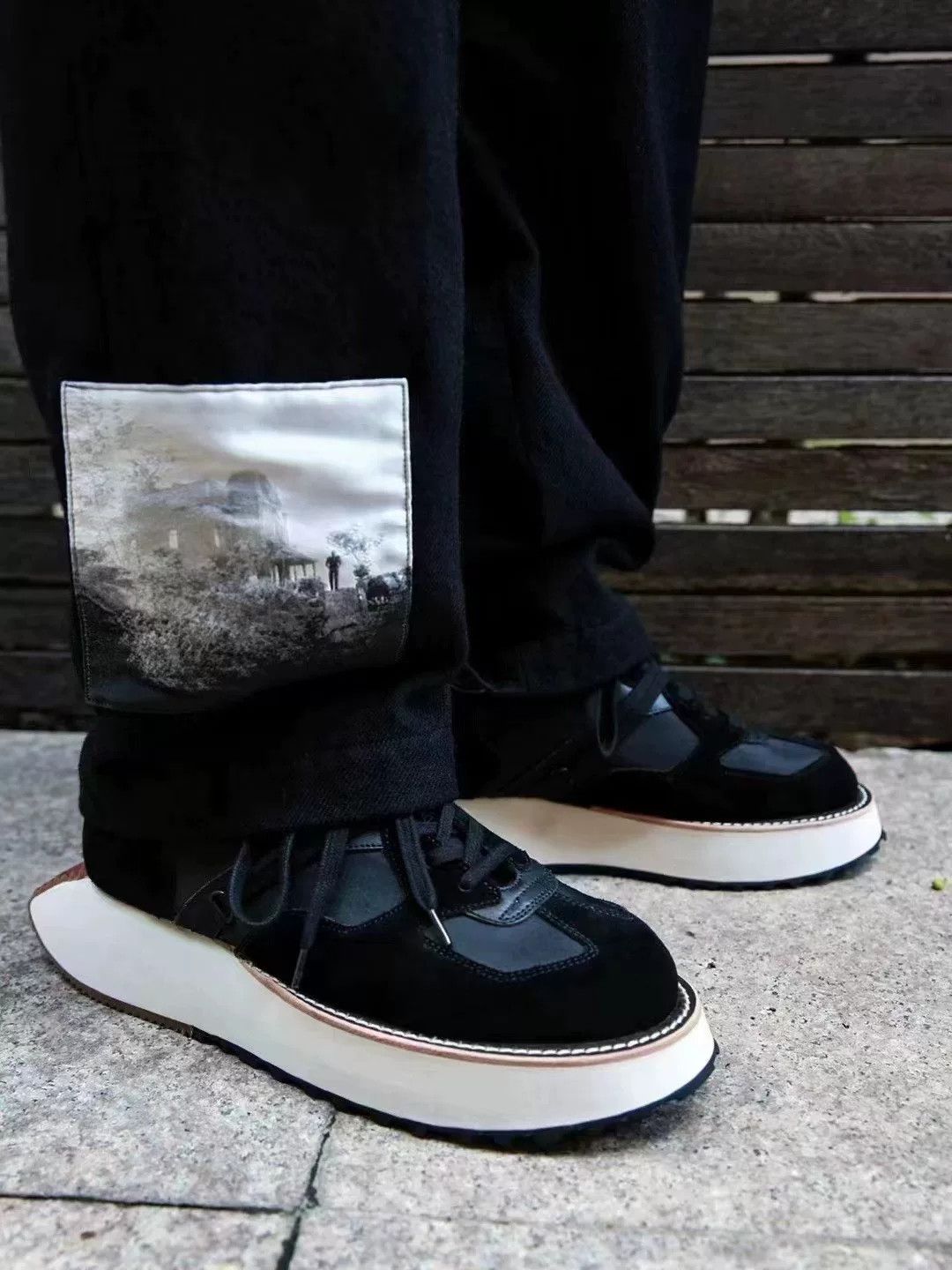 The Viridi-anne The-Viridi-anne Black Elevated Trainers Size US 9 / EU 42 - 6 Thumbnail