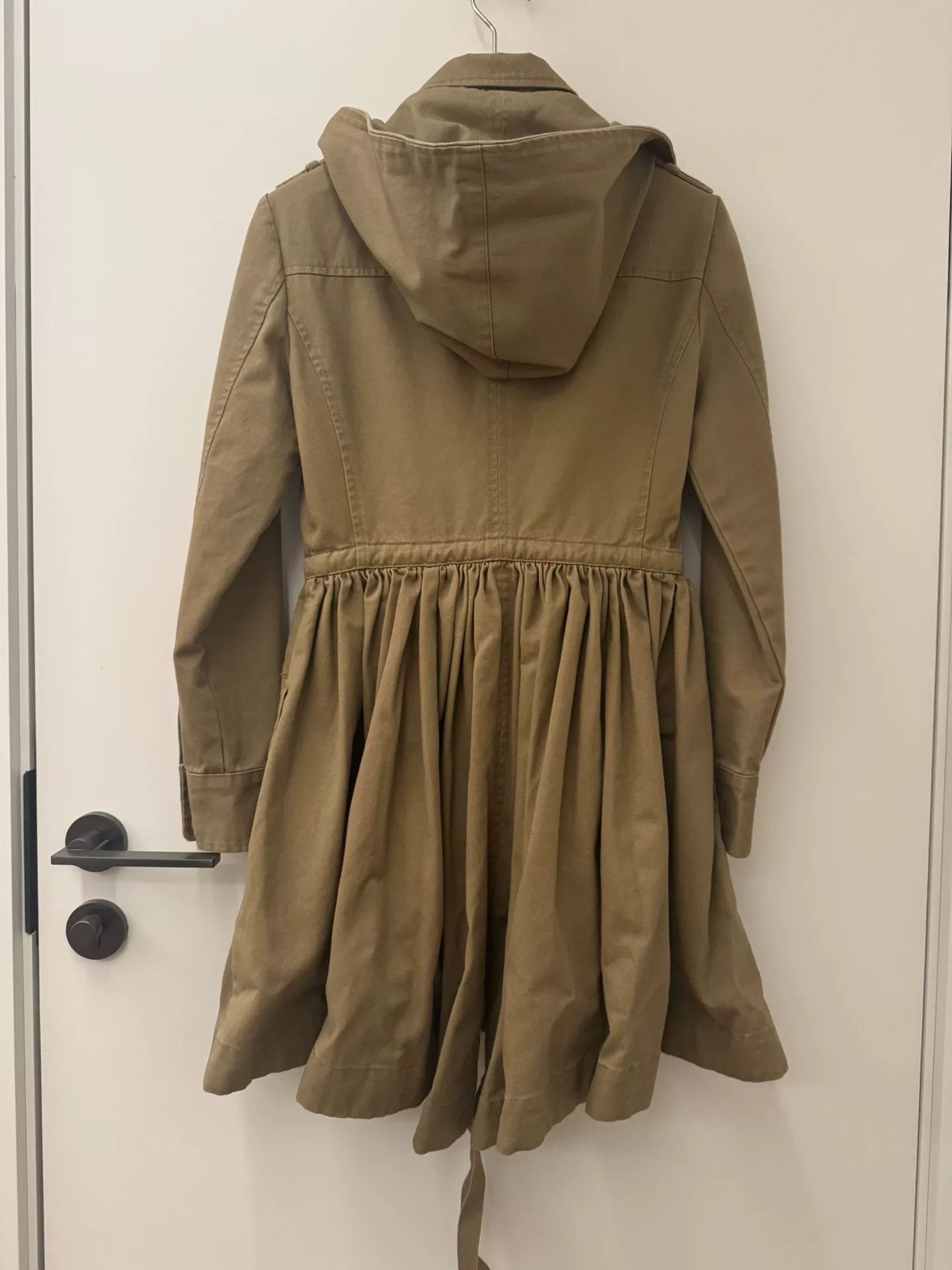 RED Valentino RED VALENTINO Beige Utility Coat Size XS / US 0-2 / IT 36-38 - 2 Thumbnail