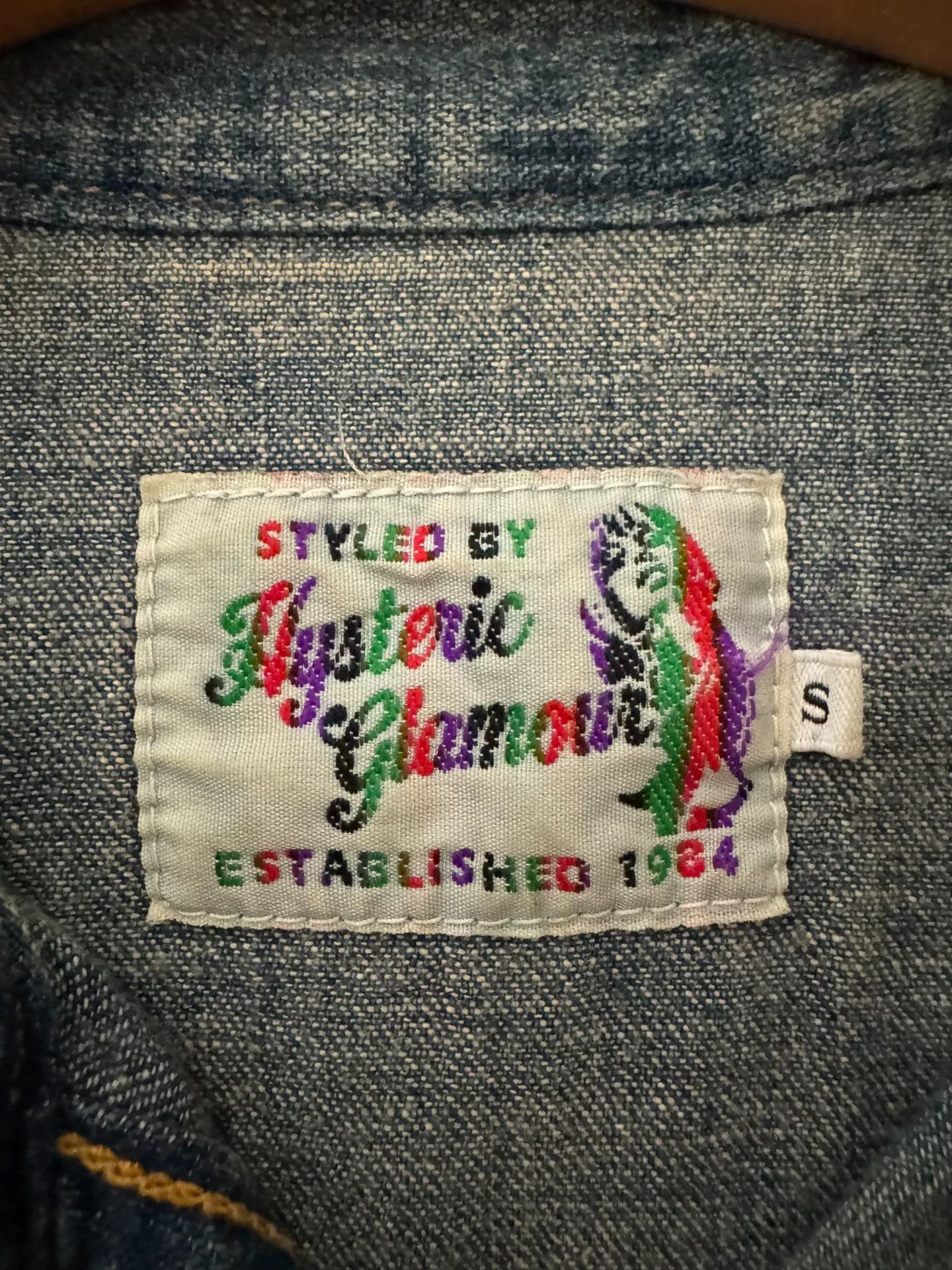 Hysteric Glamour Hysteric Glamour Embroidered Washed Denim Shirt Size S / US 4 / IT 40 - 4 Thumbnail