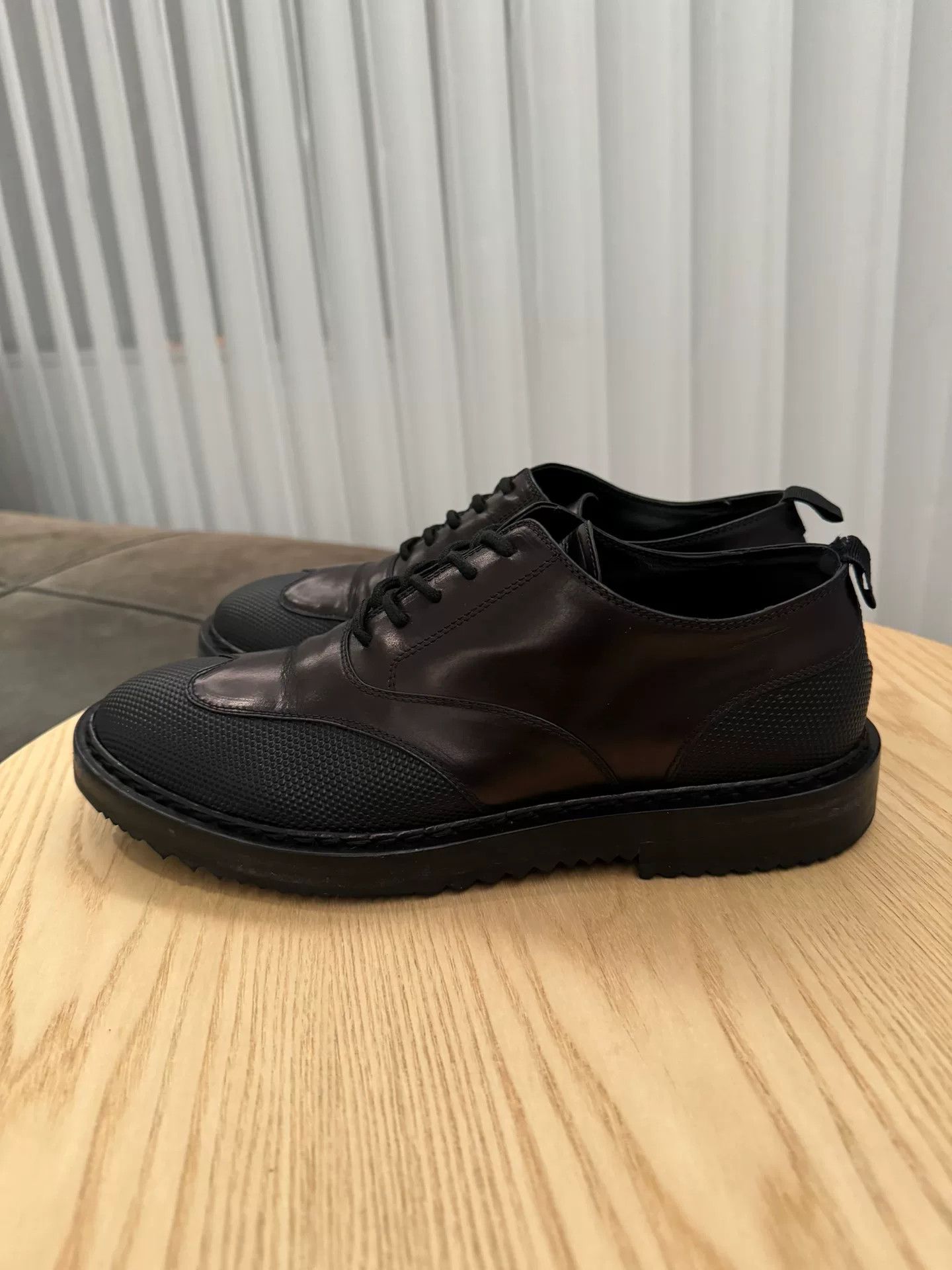 Kris Van Assche Kris Van Assche Black Leather Shoes Size US 9 / EU 42 - 2 Thumbnail