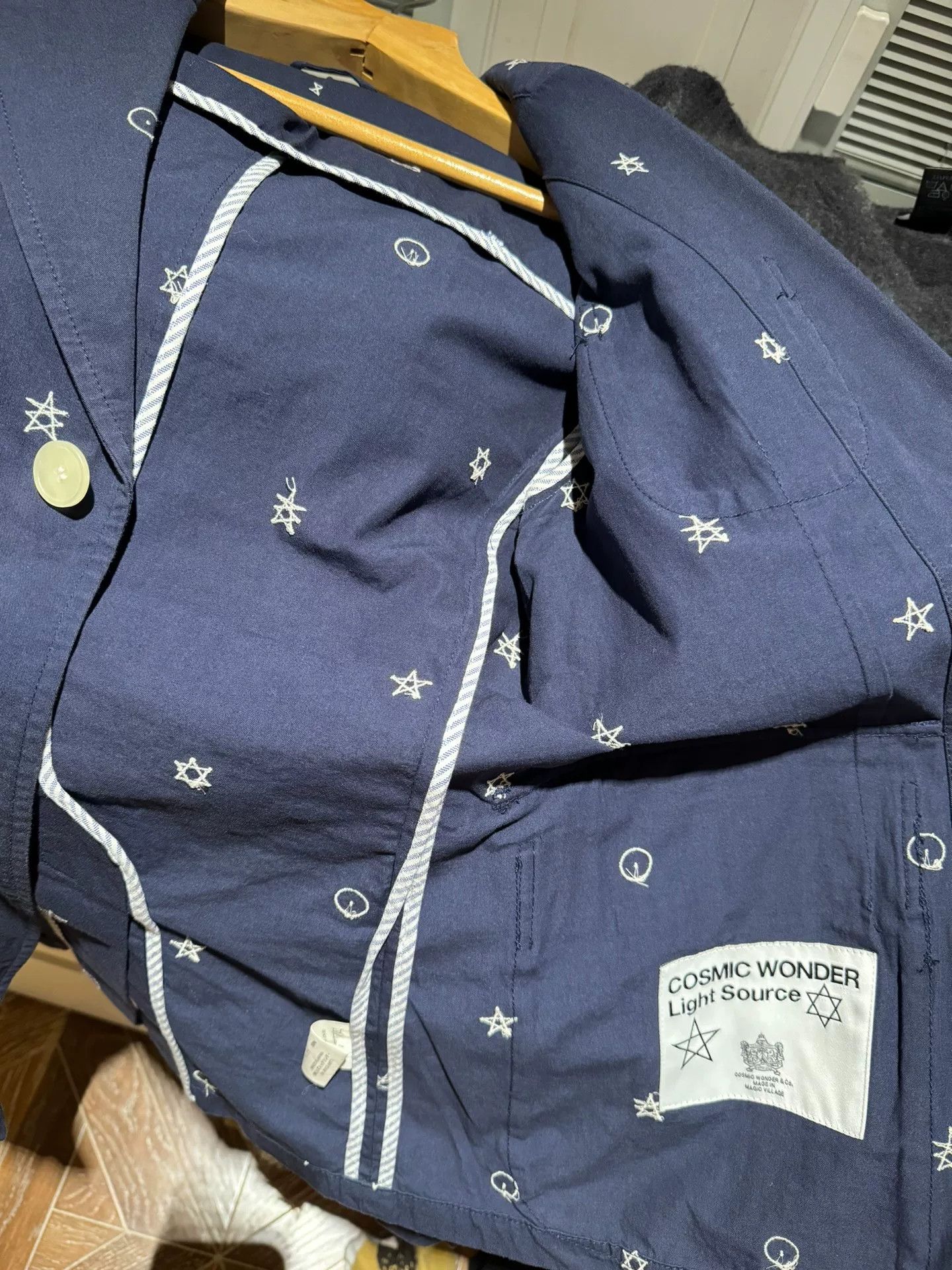 Cosmic Wonder COSMIC WONDER Women's Blazer Size XL / US 12-14 / IT 48-50 - 3 Thumbnail