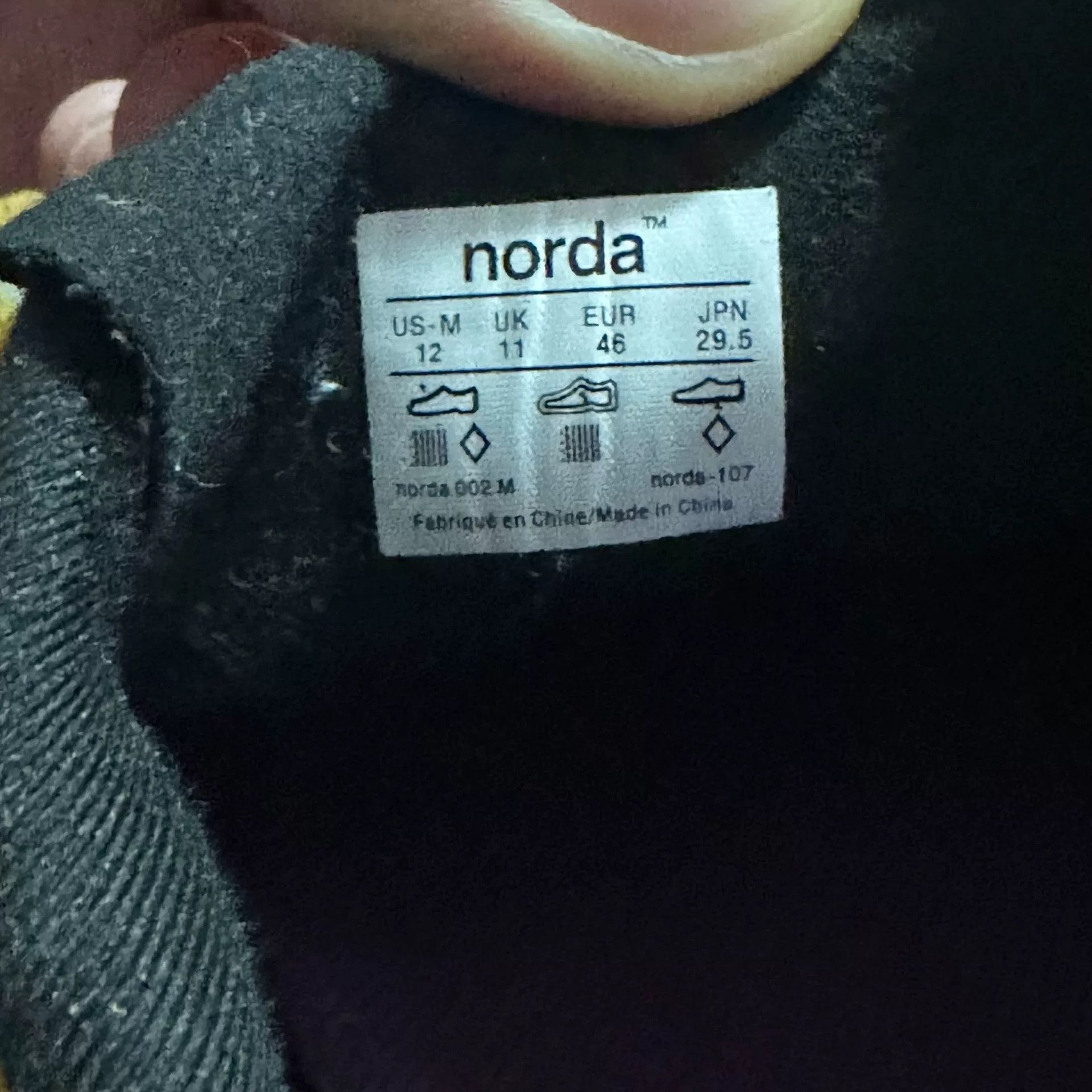 norda Norda 002 Dyneema Trail Running Shoes Size US 12 / EU 45 - 6 Thumbnail