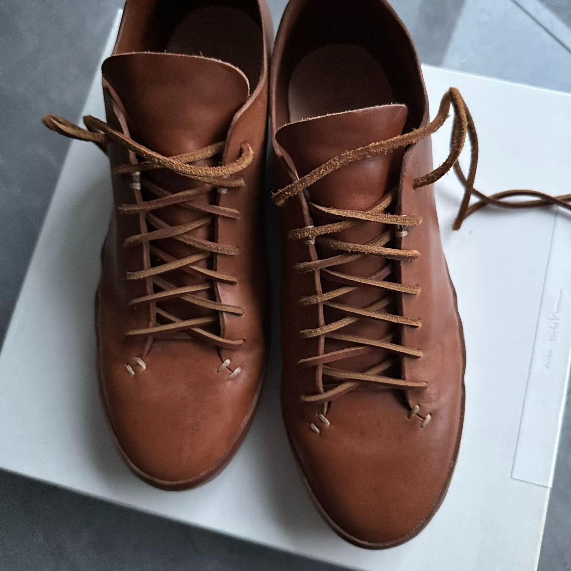Feit FEIT Hand Sewn Low Horse Leather Shoes Size US 11 / EU 44 - 4 Thumbnail
