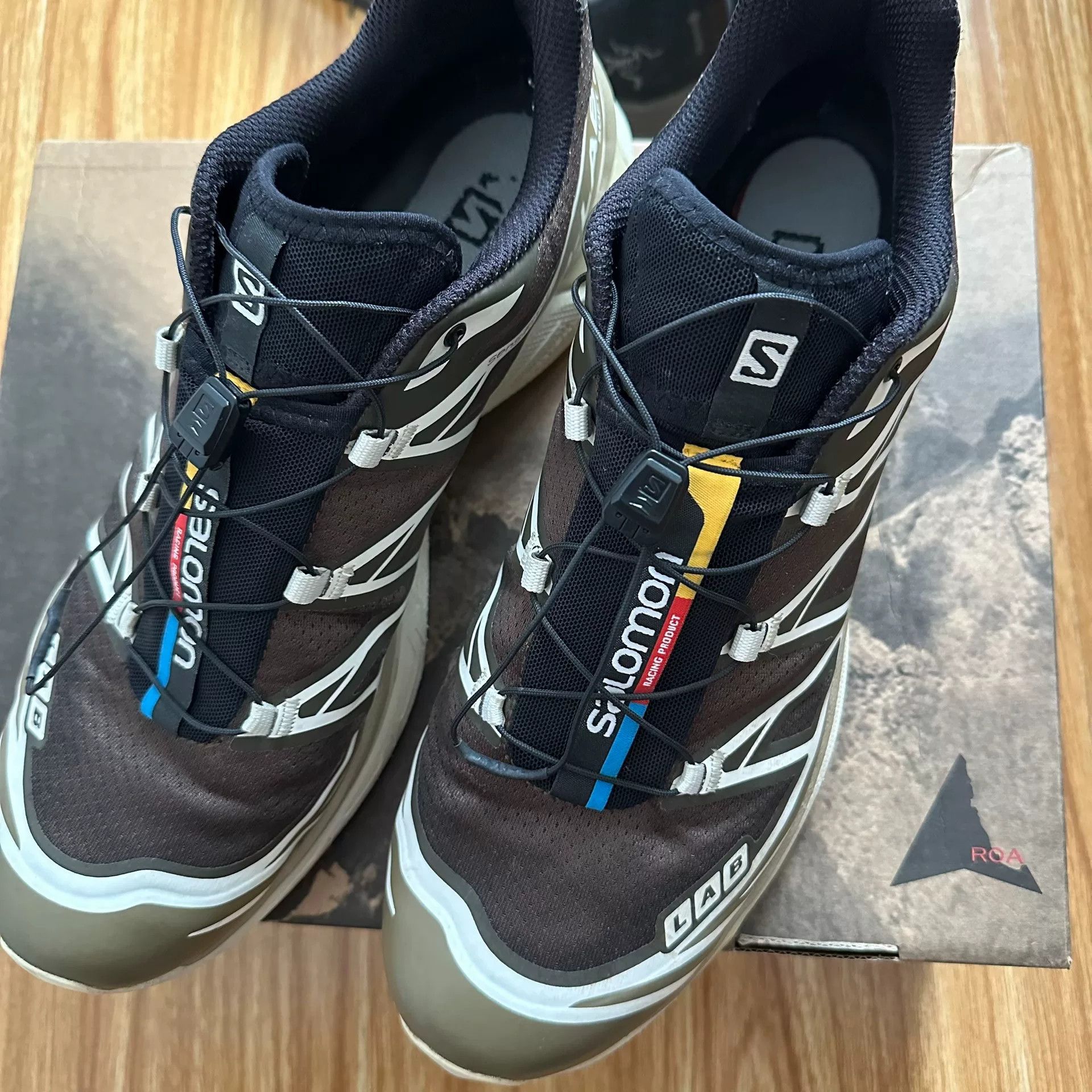 Salomon Salomon SLAB XT-6 ADV Retro Hiking Shoes Size US 12 / EU 45 - 4 Thumbnail