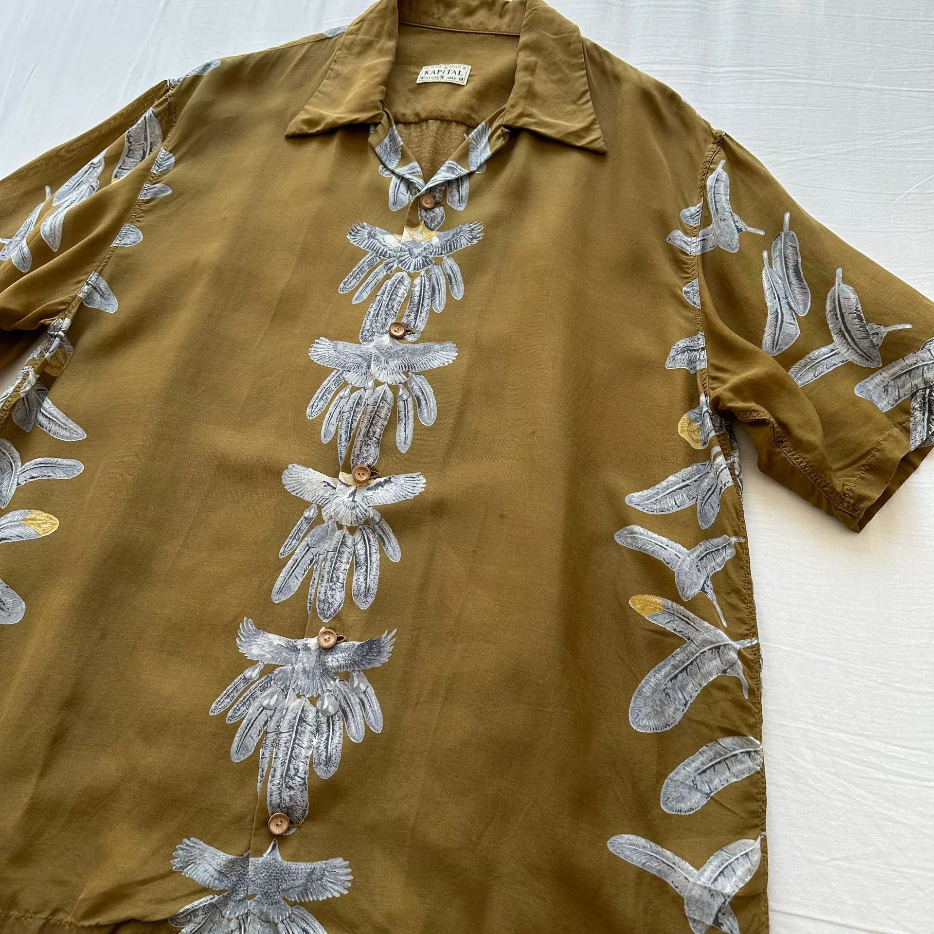 Kapital Kapital Eagle Feather Aloha Shirt Size US XXL / EU 58 / 5 - 2 Thumbnail