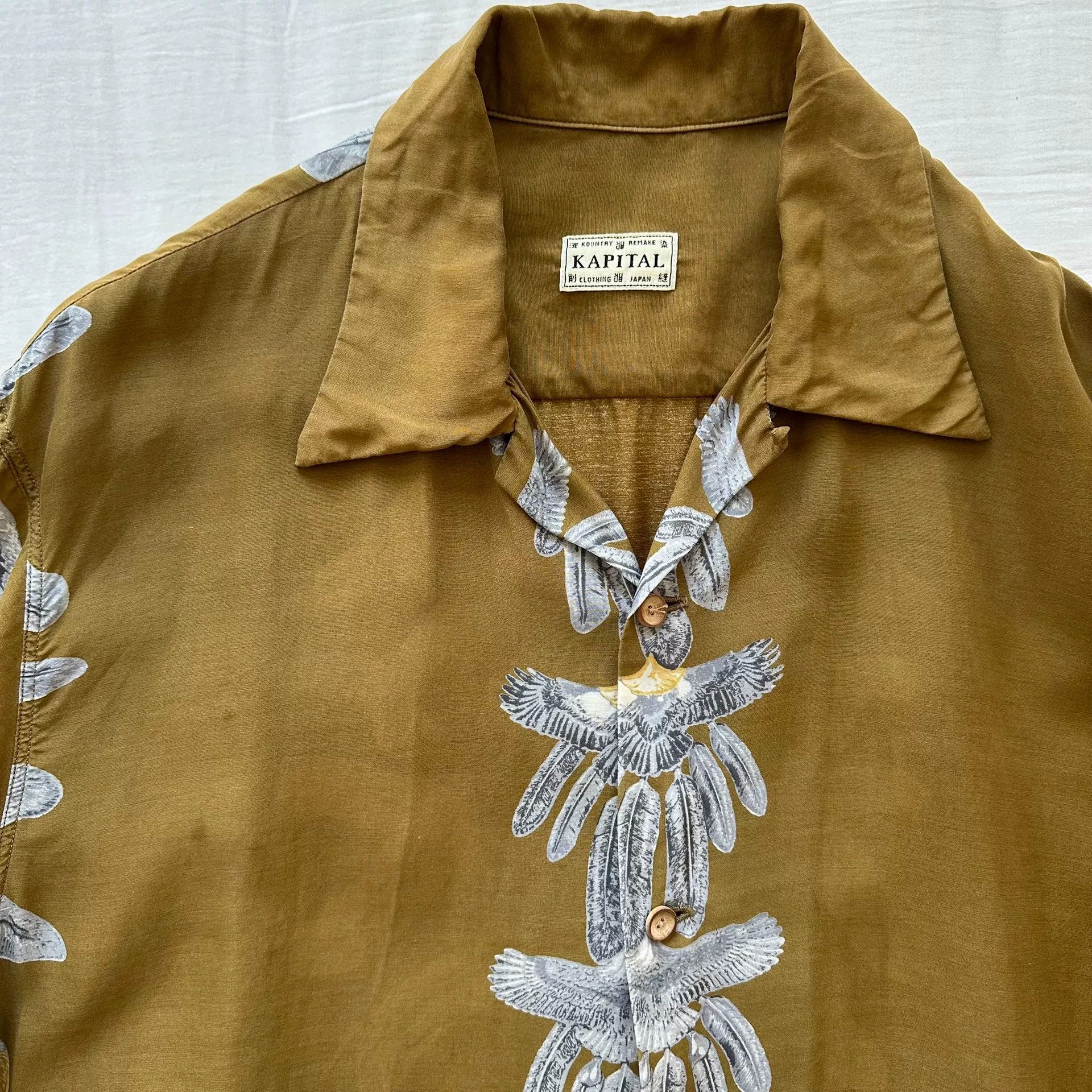 Kapital Kapital Eagle Feather Aloha Shirt Size US XXL / EU 58 / 5 - 3 Thumbnail