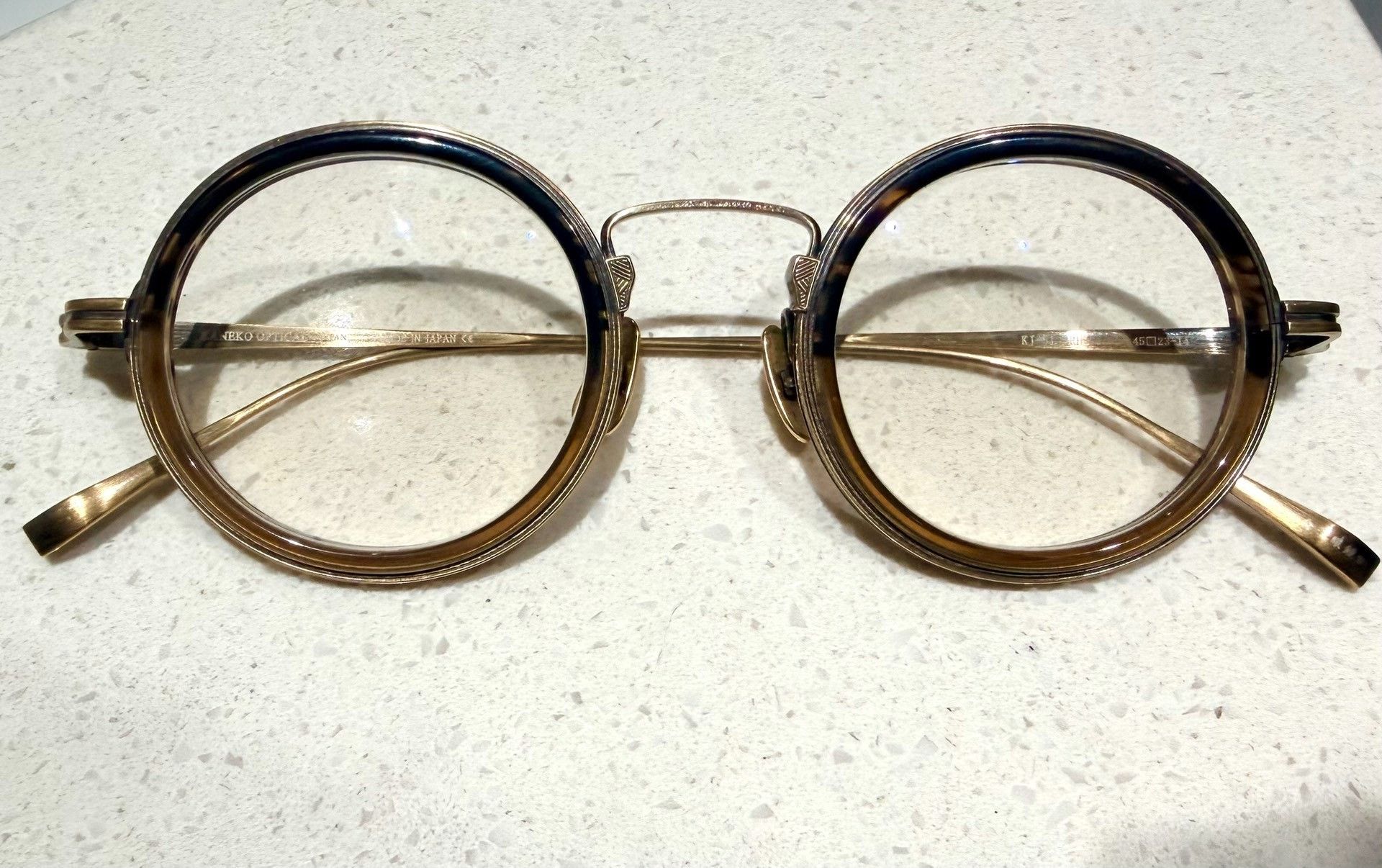 Kaneko Optical Kaneko KJ-51 Round Eyeglass Frame Size ONE SIZE - 2 Thumbnail