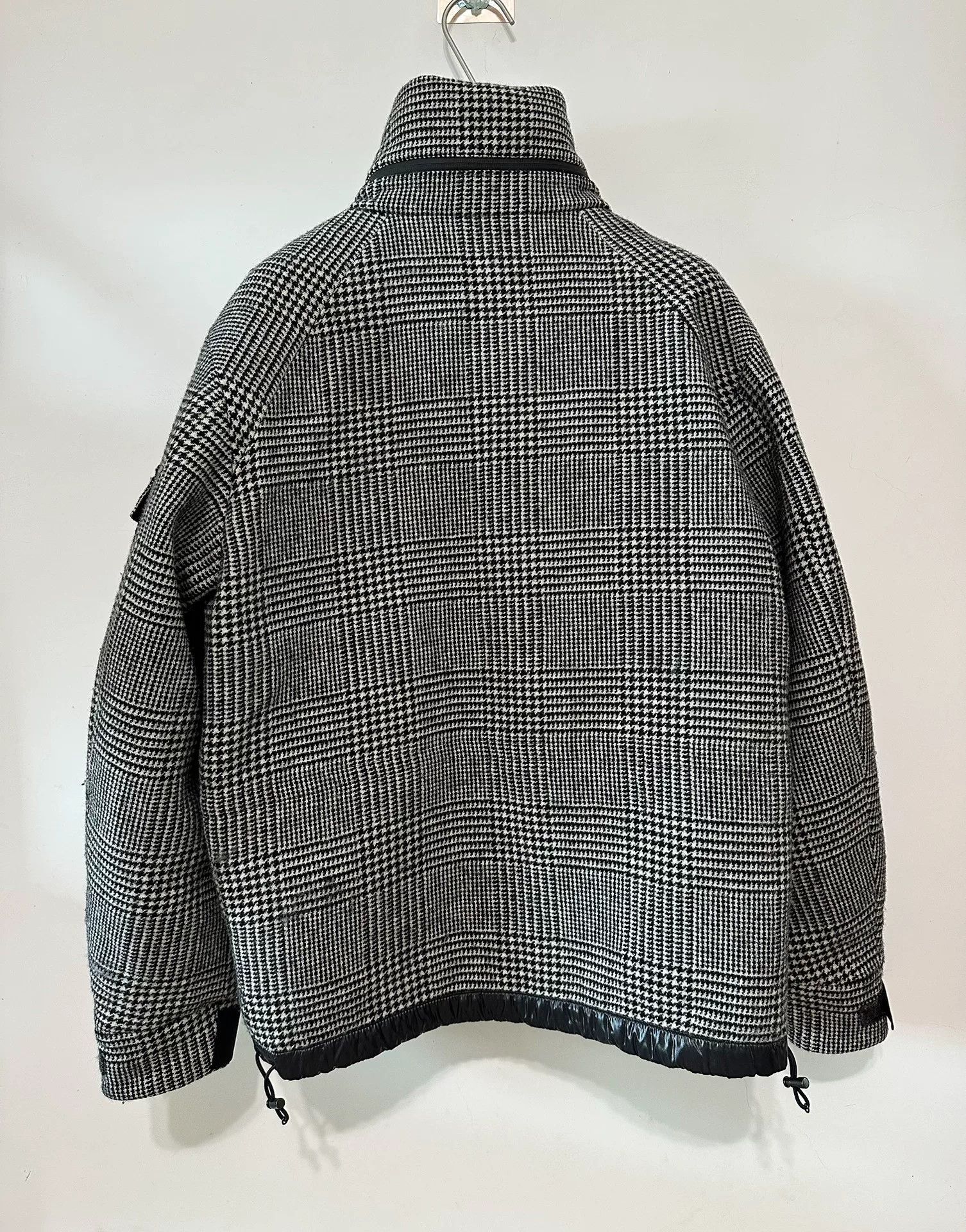 Moncler Moncler Wool Houndstooth Down Jacket Size US M / EU 48-50 / 2 - 2 Thumbnail